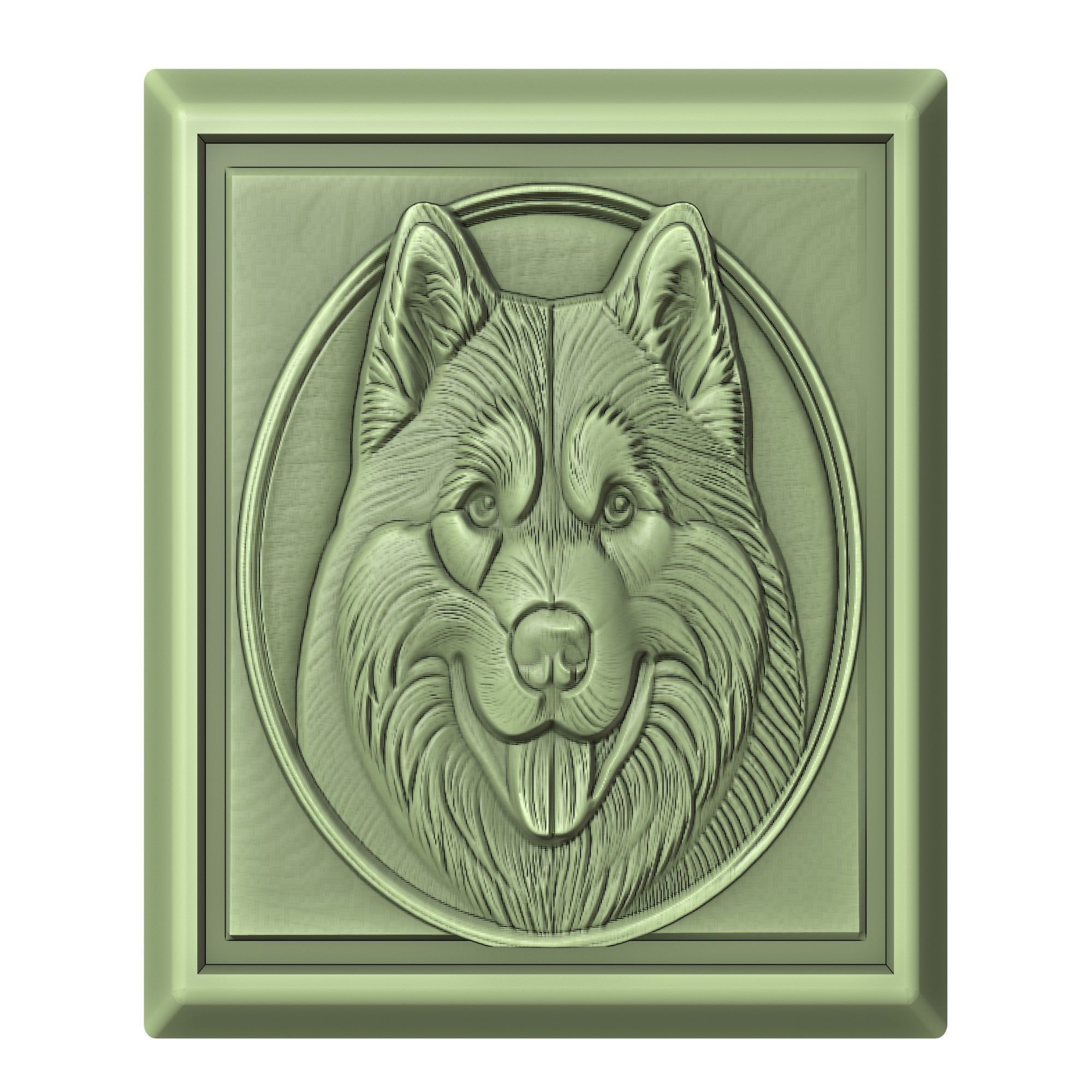 Dog Siberian Husky Animal 3D print model_2