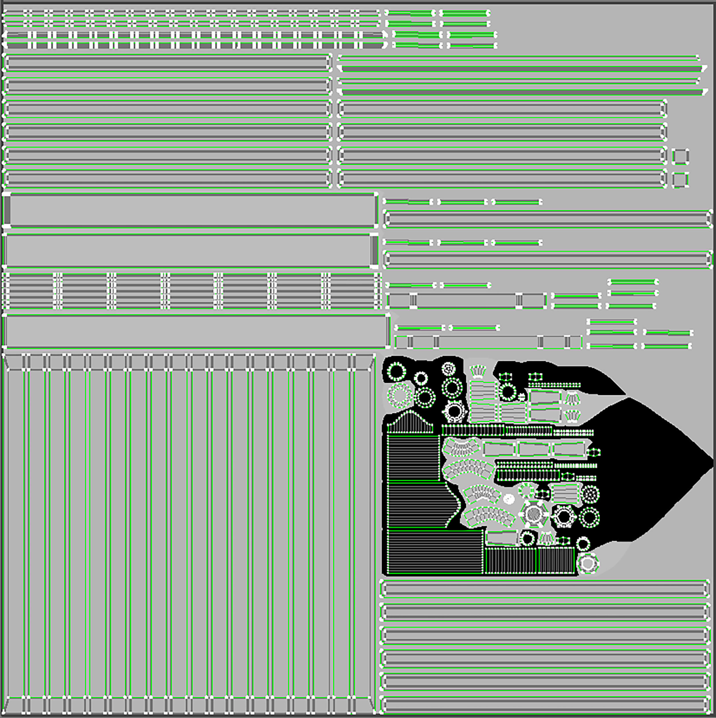 Heating radiator panel steel flat 3D model_32