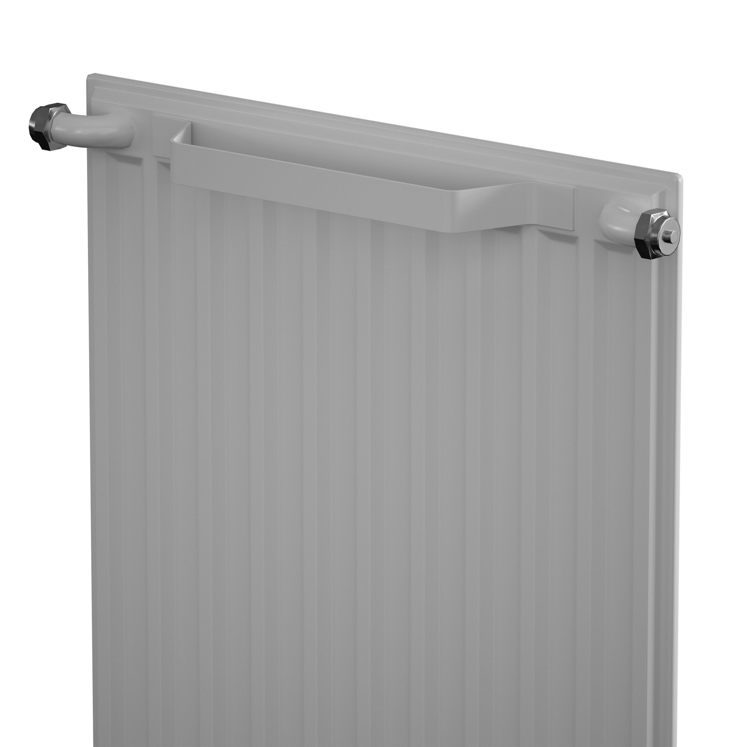 Heating radiator panel steel flat 3D model_29