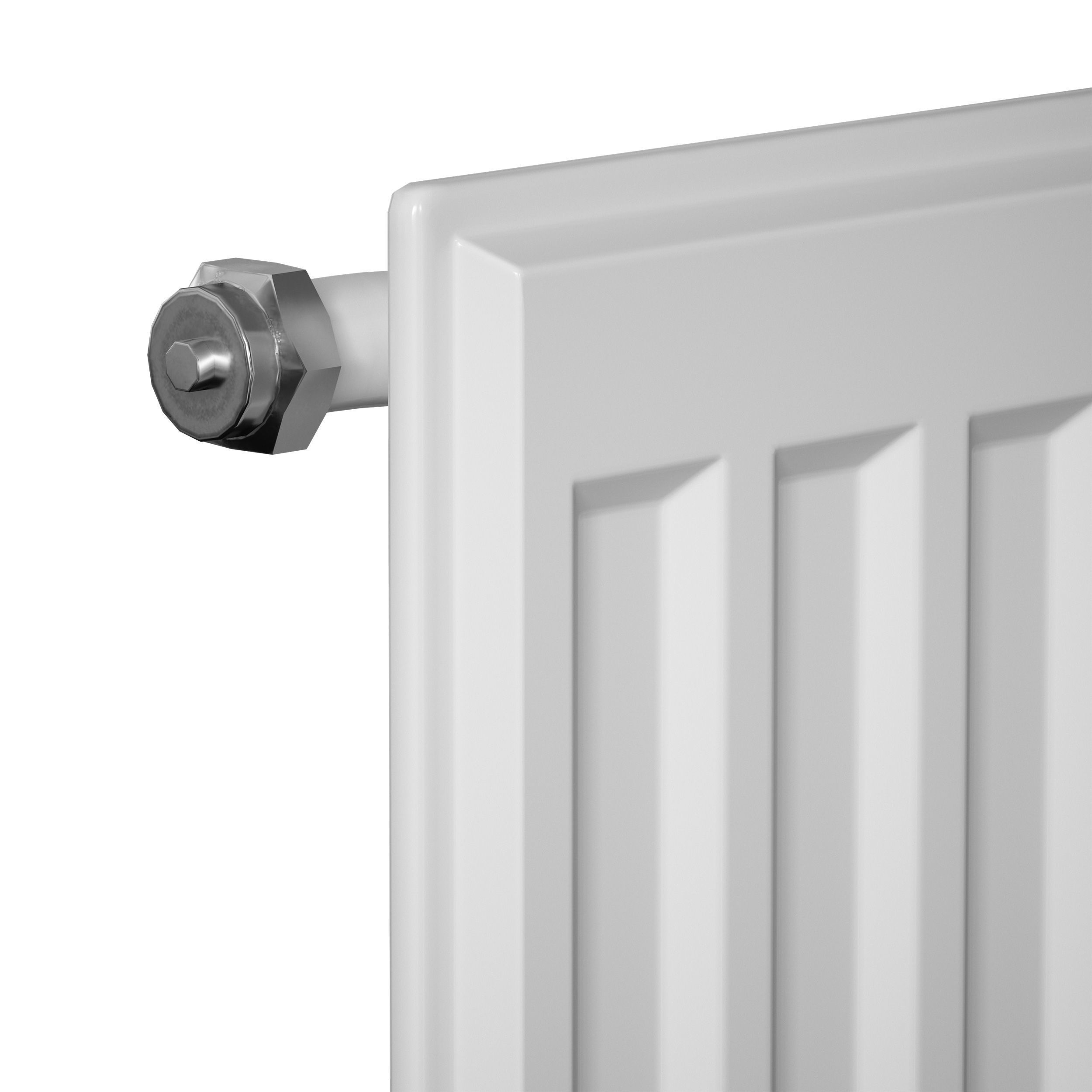 Heating radiator panel steel flat 3D model_17