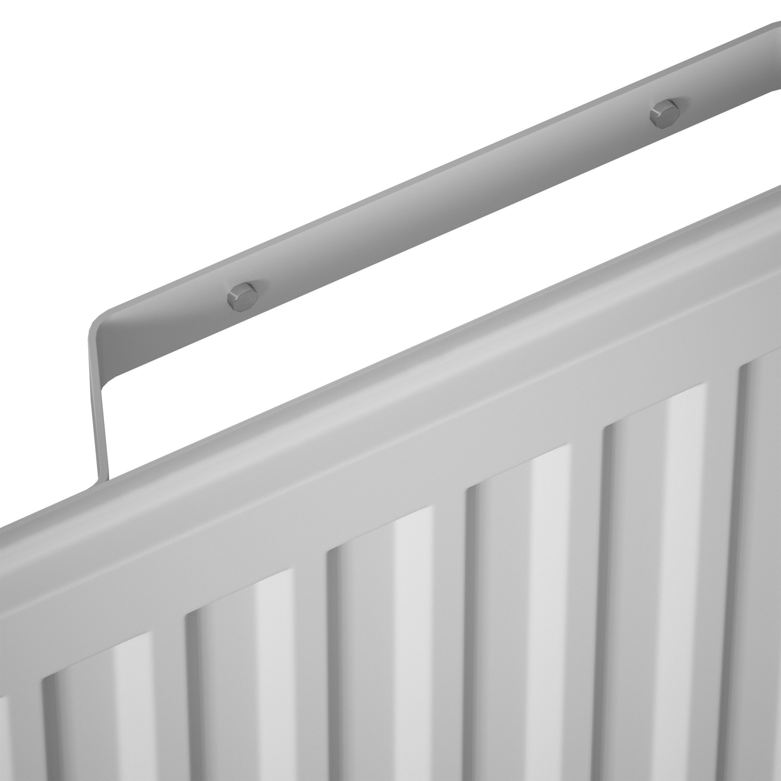 Heating radiator panel steel flat 3D model_28