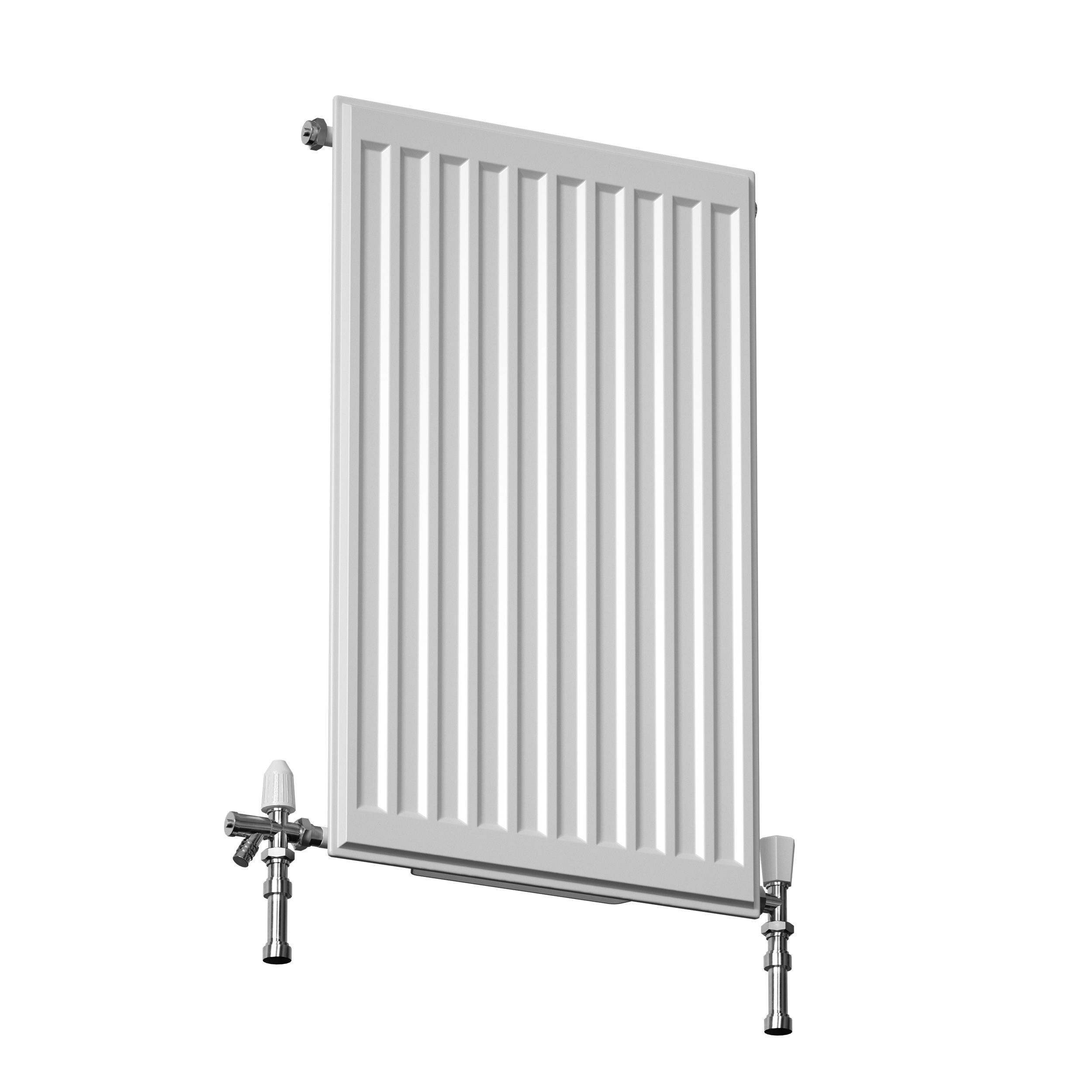 Heating radiator panel steel flat 3D model_12