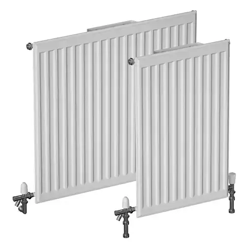 Heating radiator panel steel flat