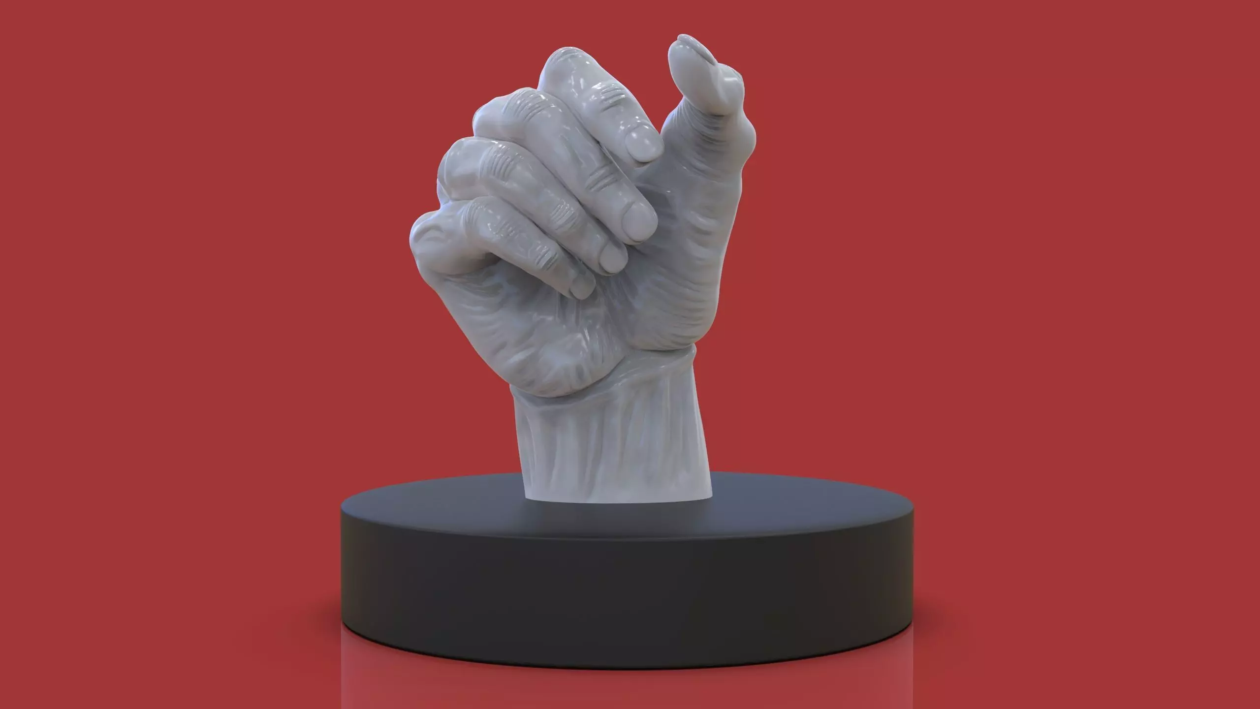 Doctors Hand Sculpture 3D print model