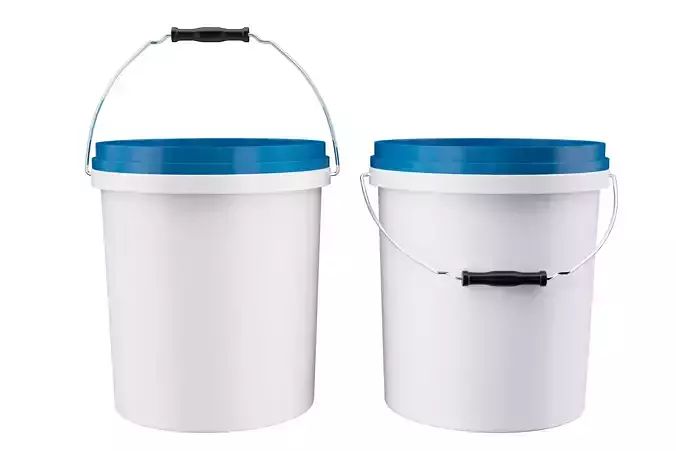 Plastic Bucket 3D model