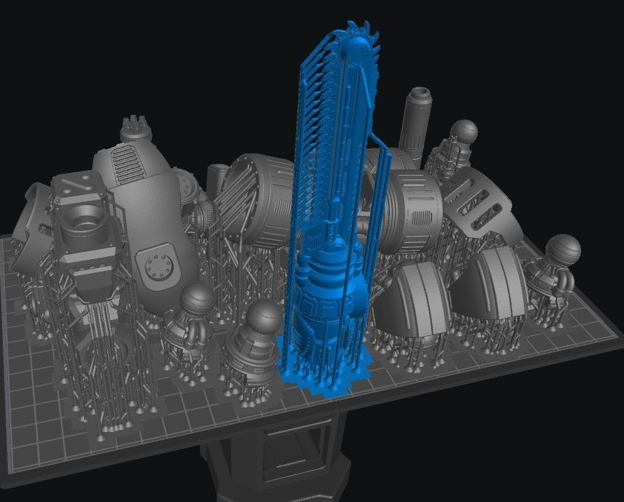 Project Old School-Vintage 28mm Combat Mech 3D print model_37