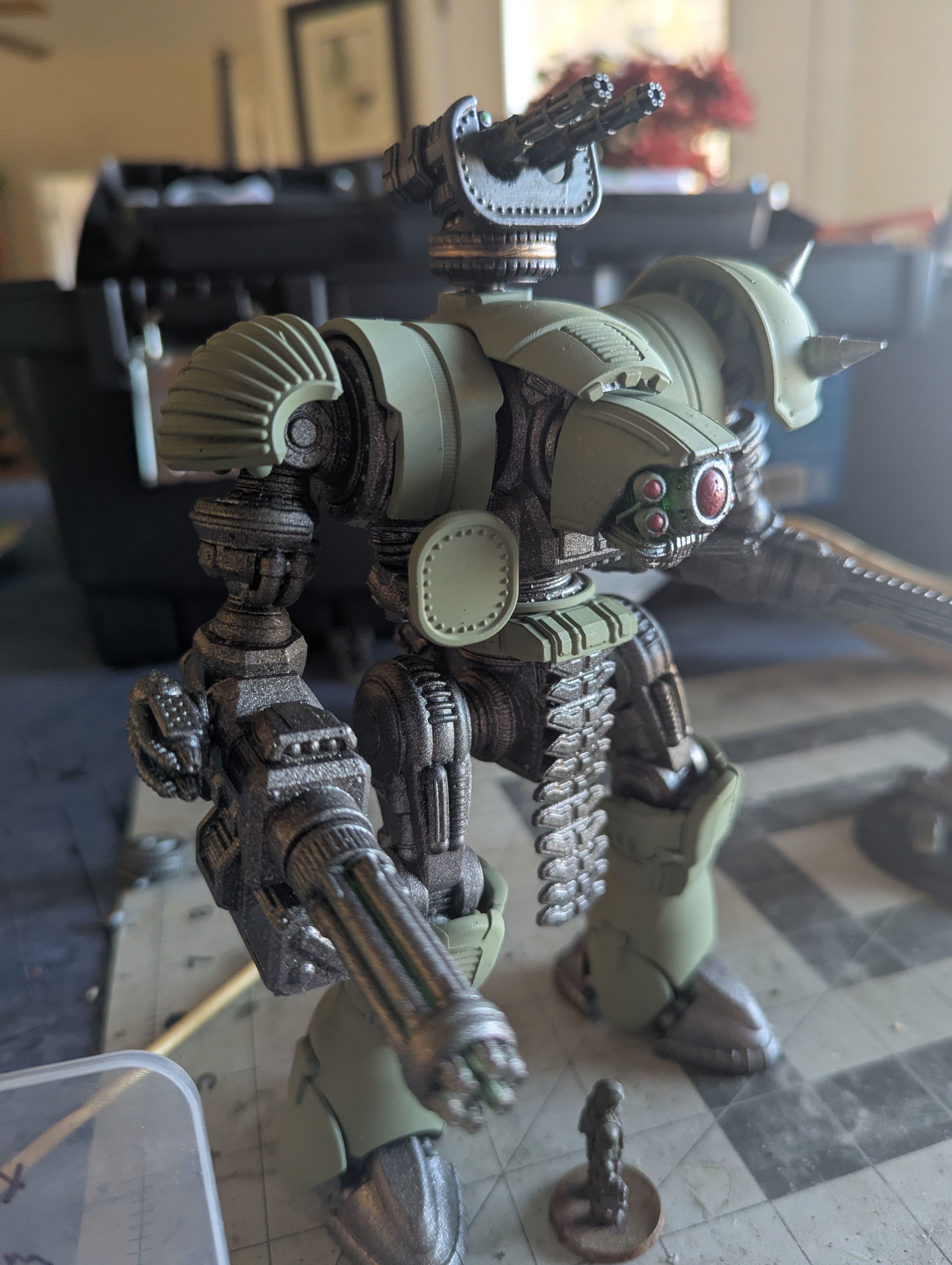 Project Old School-Vintage 28mm Combat Mech 3D print model_52