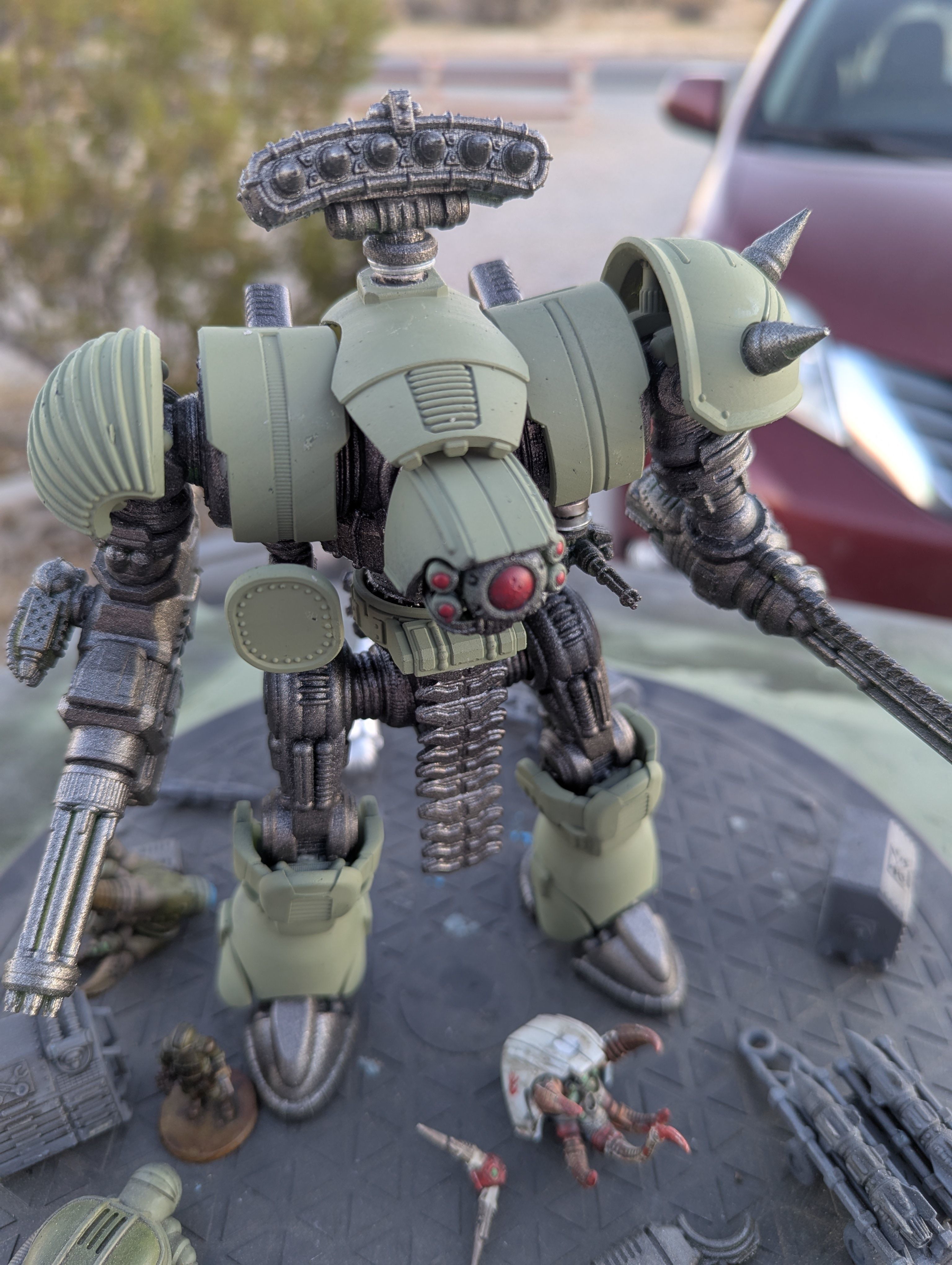 Project Old School-Vintage 28mm Combat Mech 3D print model_69