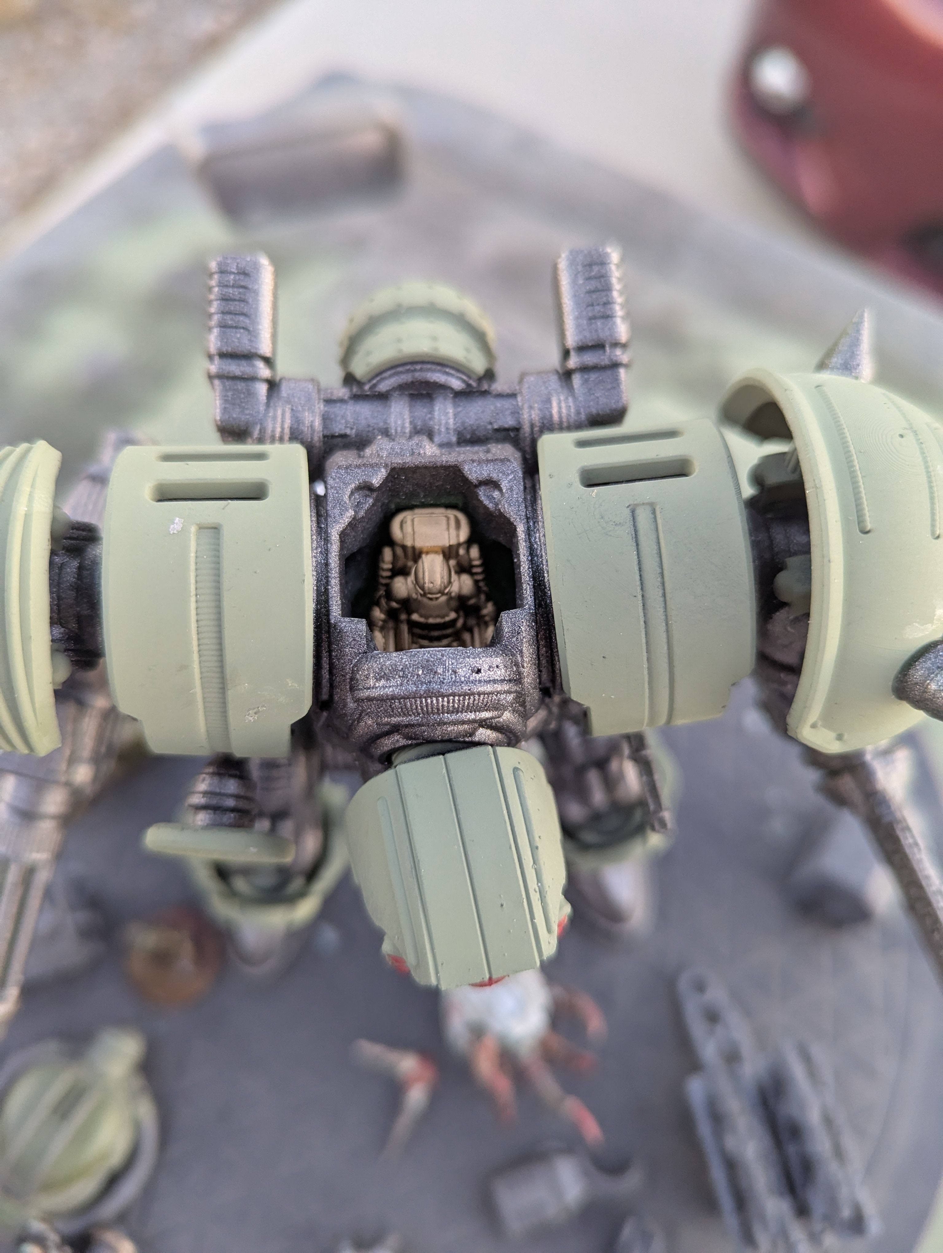 Project Old School-Vintage 28mm Combat Mech 3D print model_73