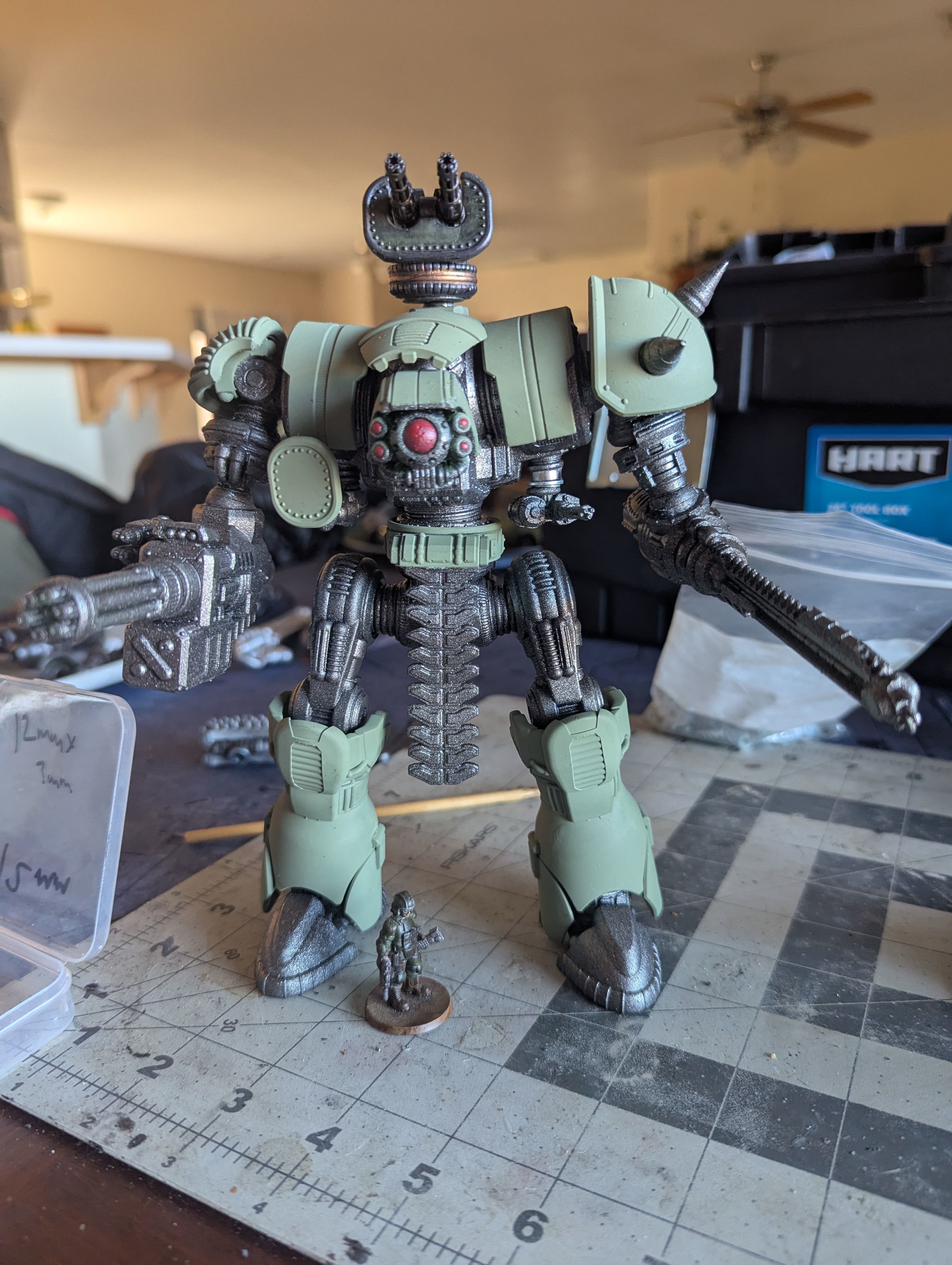 Project Old School-Vintage 28mm Combat Mech 3D print model_49