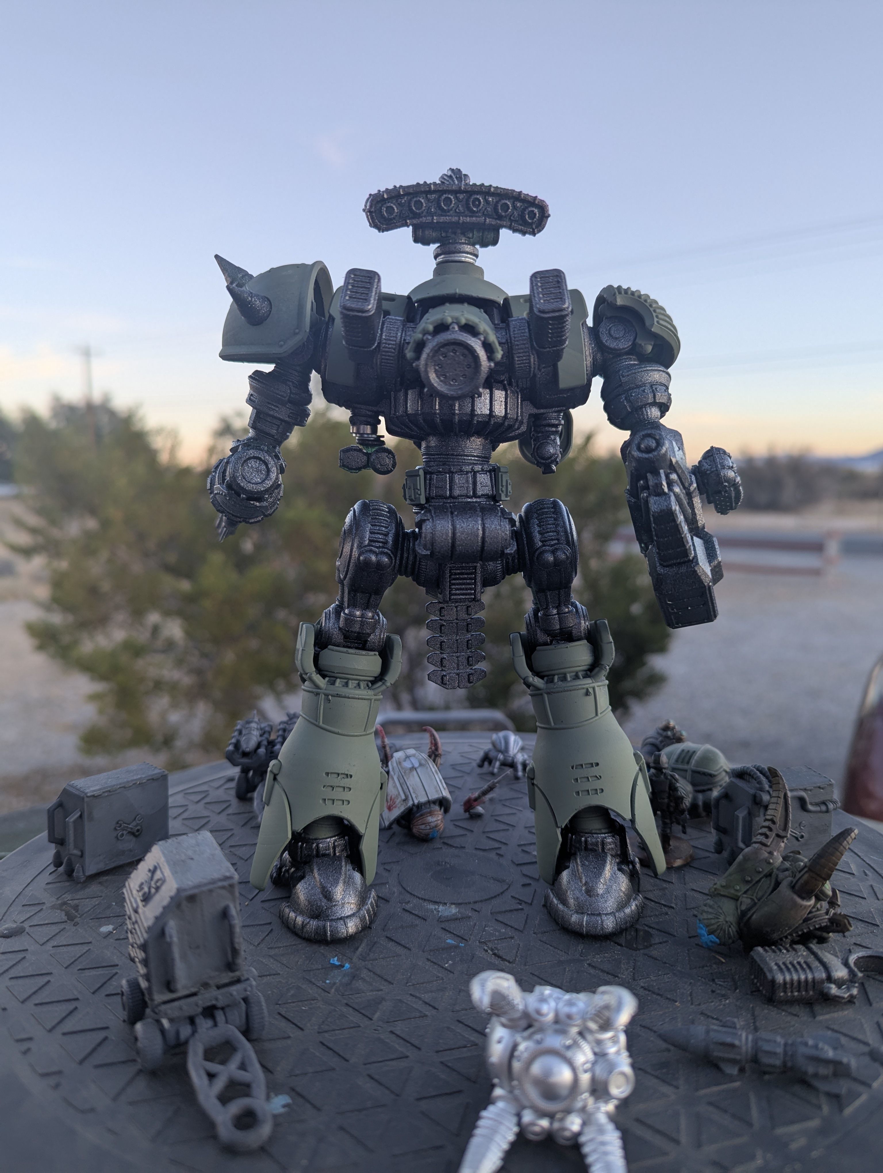 Project Old School-Vintage 28mm Combat Mech 3D print model_47