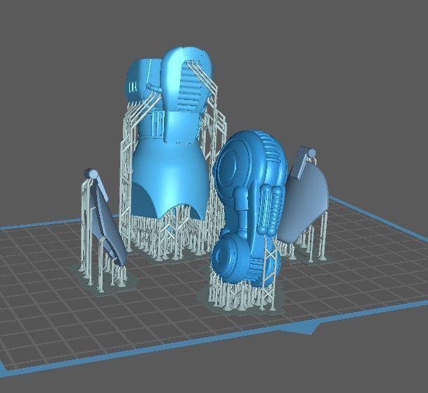 Project Old School-Vintage 28mm Combat Mech 3D print model_33