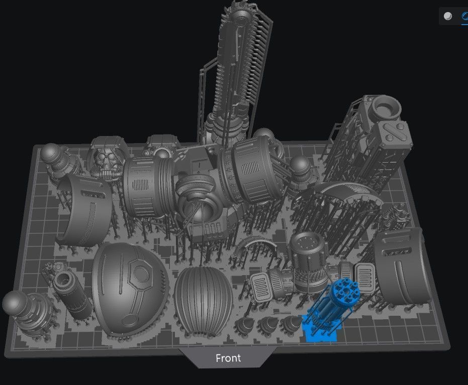 Project Old School-Vintage 28mm Combat Mech 3D print model_36