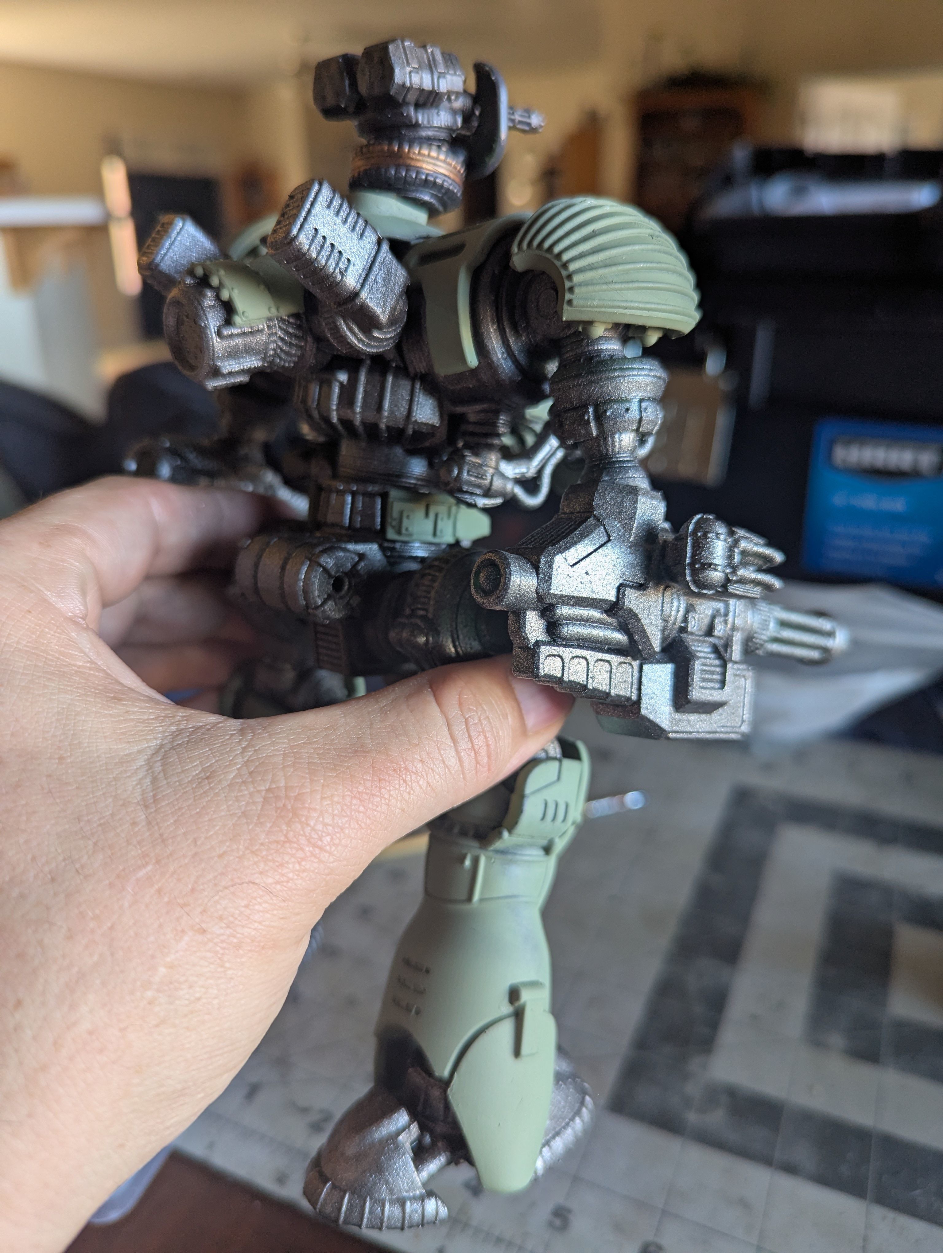 Project Old School-Vintage 28mm Combat Mech 3D print model_55