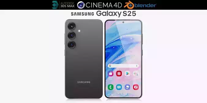 Samsung Galaxy S25 v1 3D model