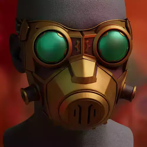 Enforcer Arcane Vi GAS MASK cosplay