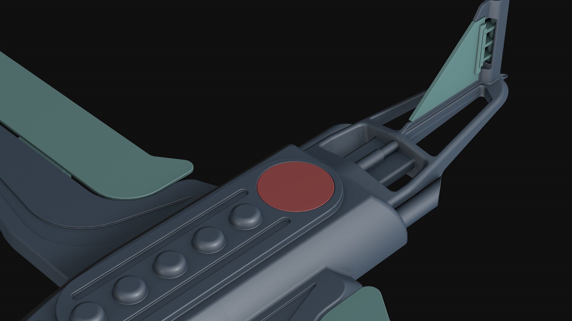 Toy flying machine drone 3D model_6