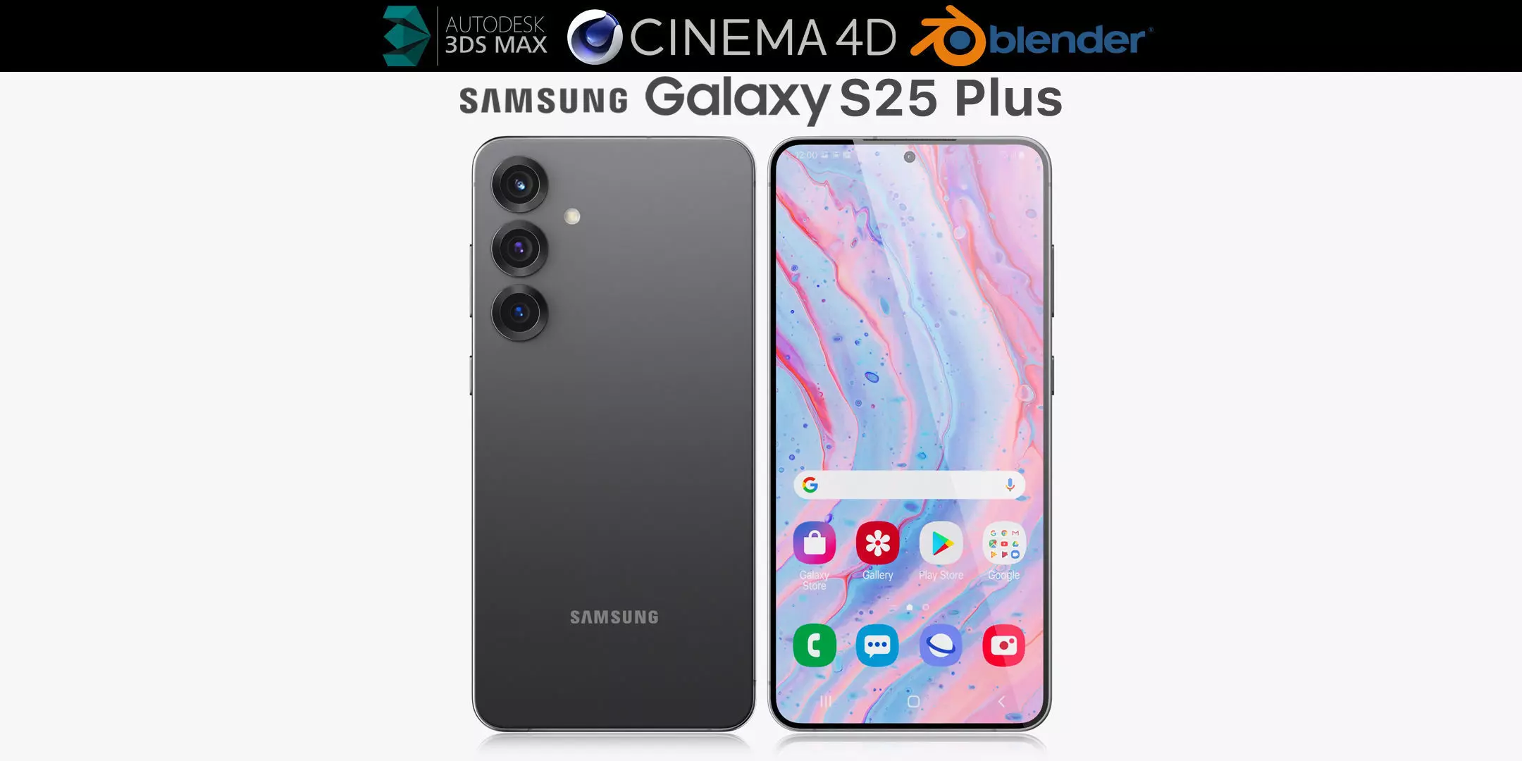 Samsung Galaxy S25 Plus v1 3D model_0