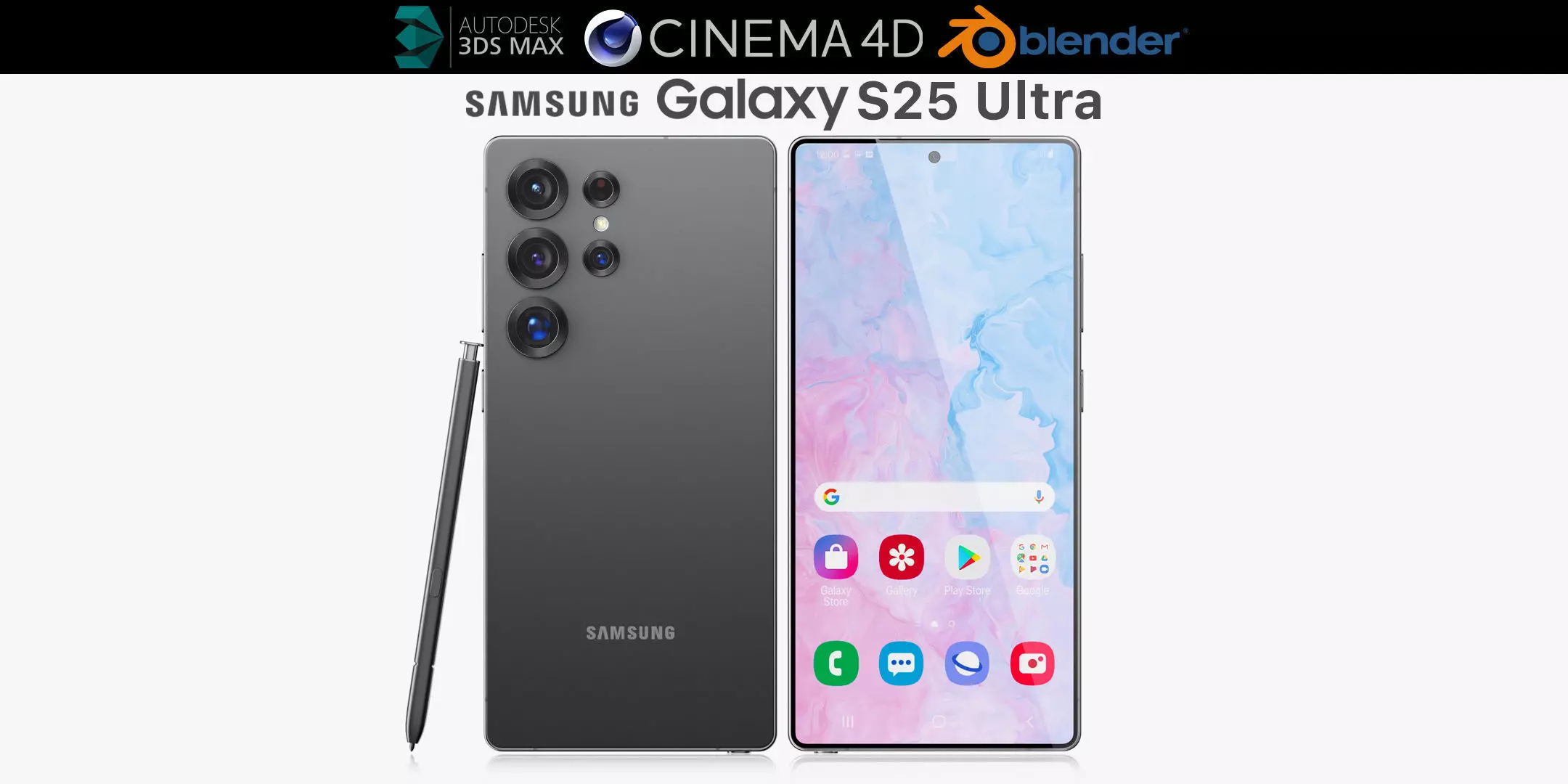 Samsung Galaxy S25 Ultra v1 3D model_0