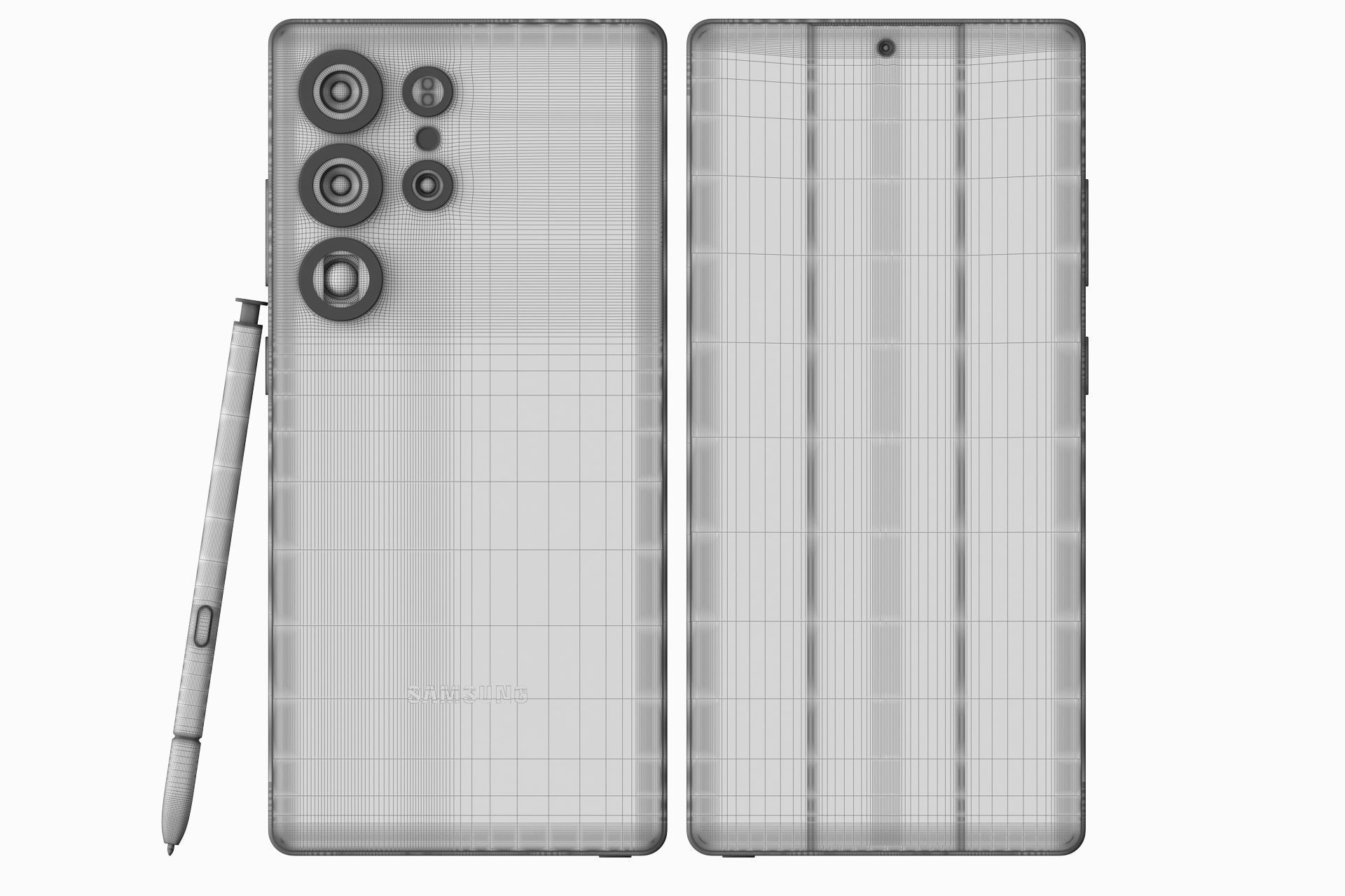 Samsung Galaxy S25 Ultra v1 3D model_14