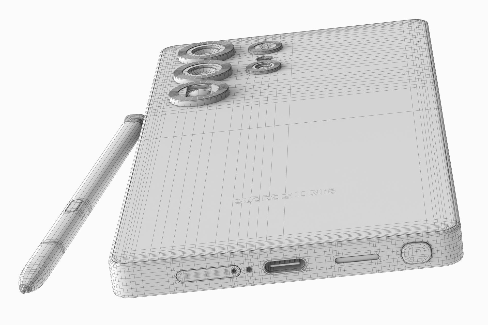 Samsung Galaxy S25 Ultra v1 3D model_16