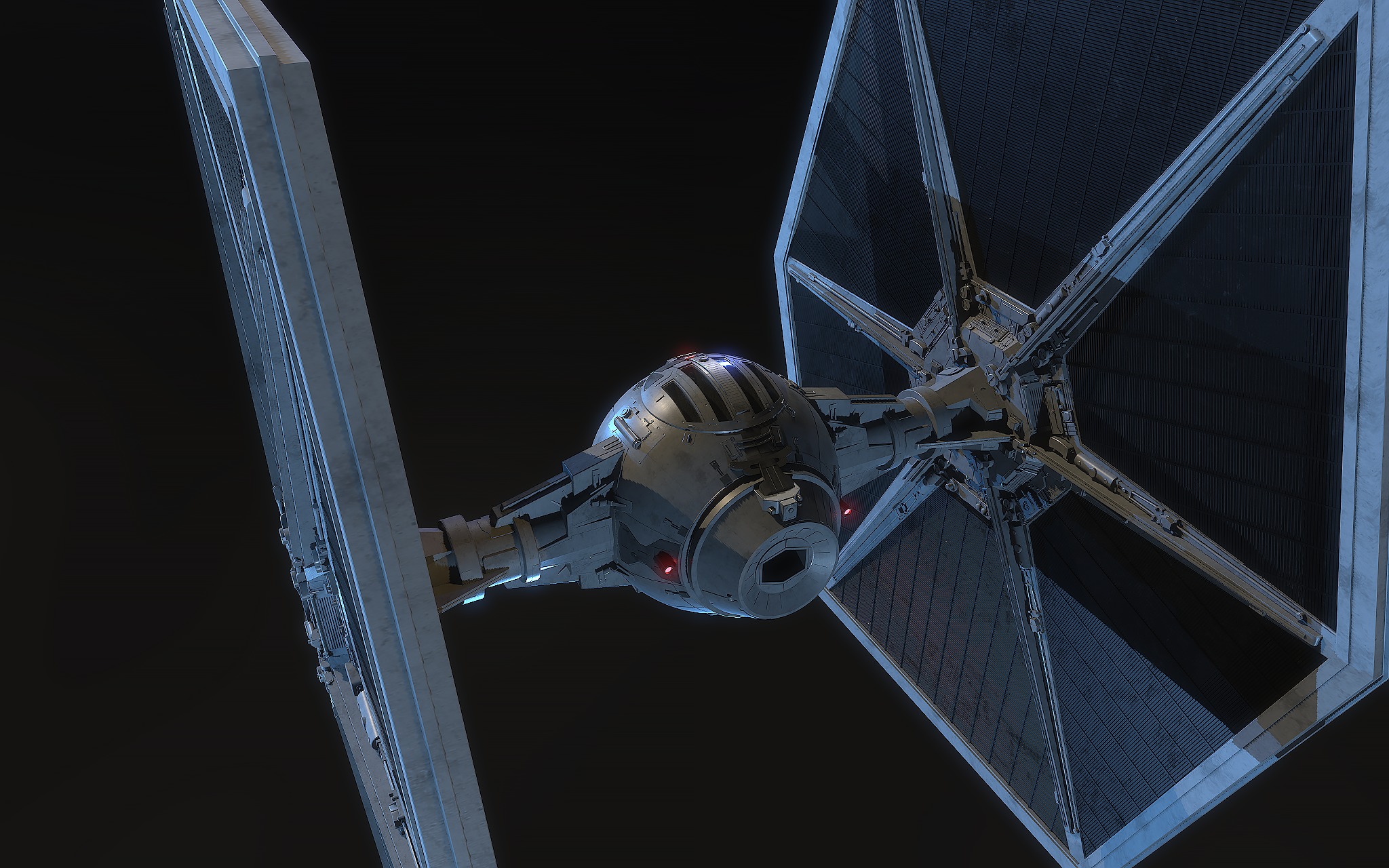 Tie Fighter Star Wars 3D model_9
