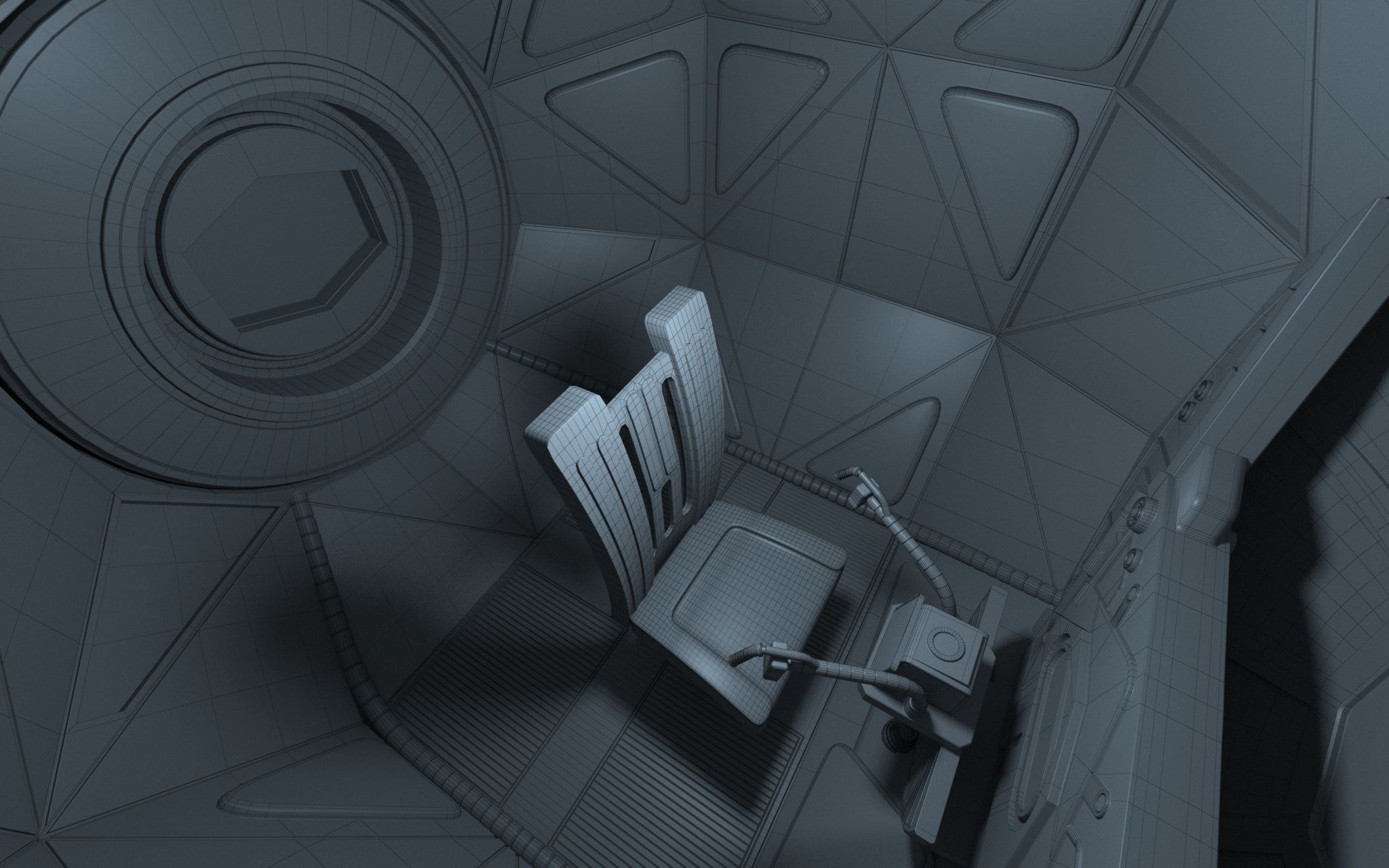 Tie Fighter Star Wars 3D model_23