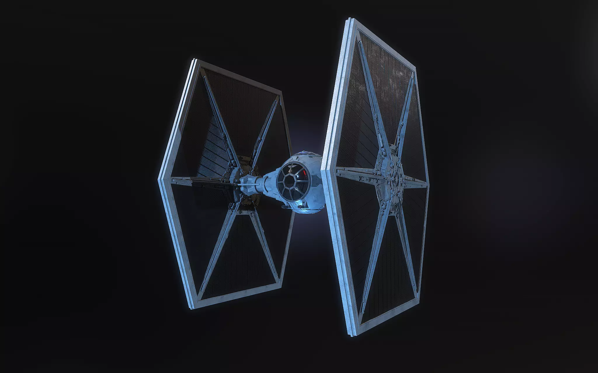 Tie Fighter Star Wars 3D model_0