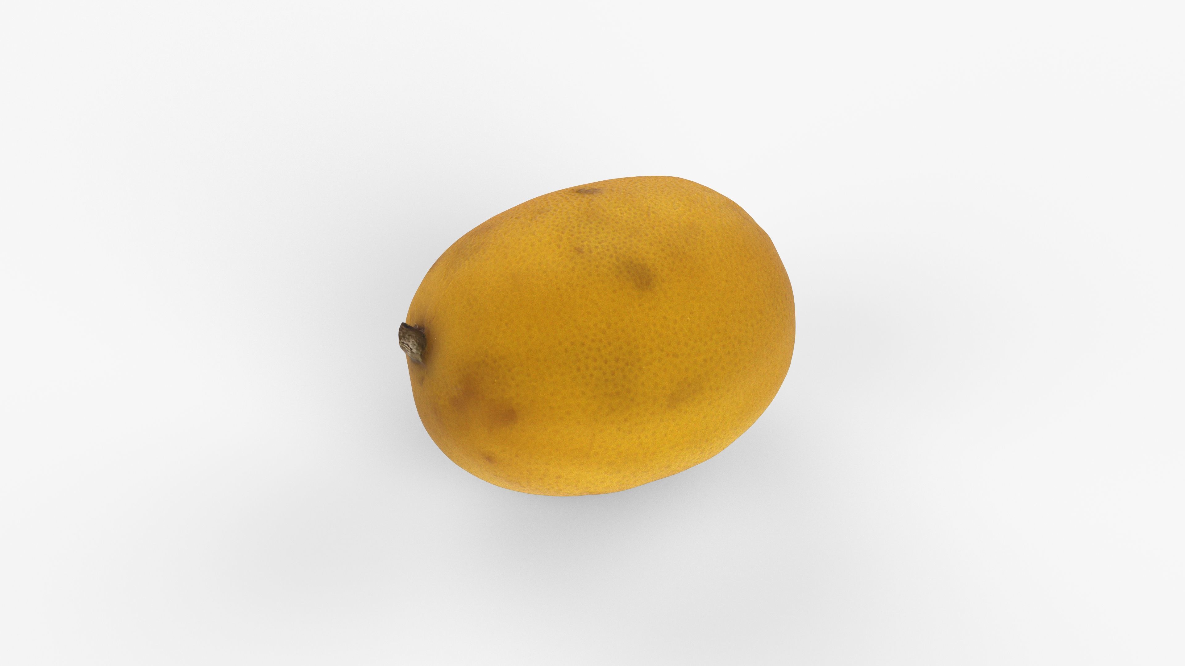 Photorealistic 3D scan of Lemon Low-poly 3D model_10
