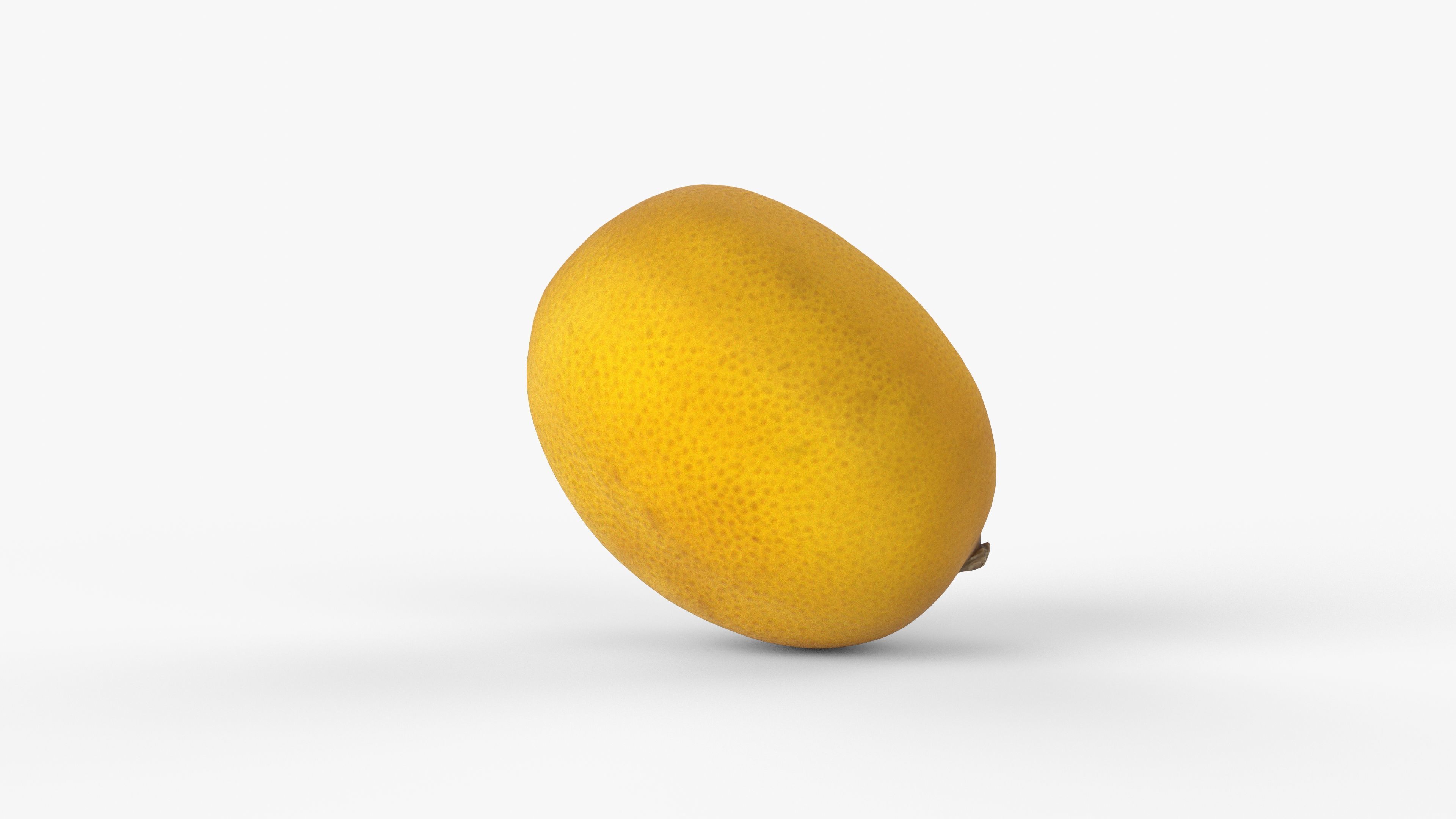 Photorealistic 3D scan of Lemon Low-poly 3D model_13