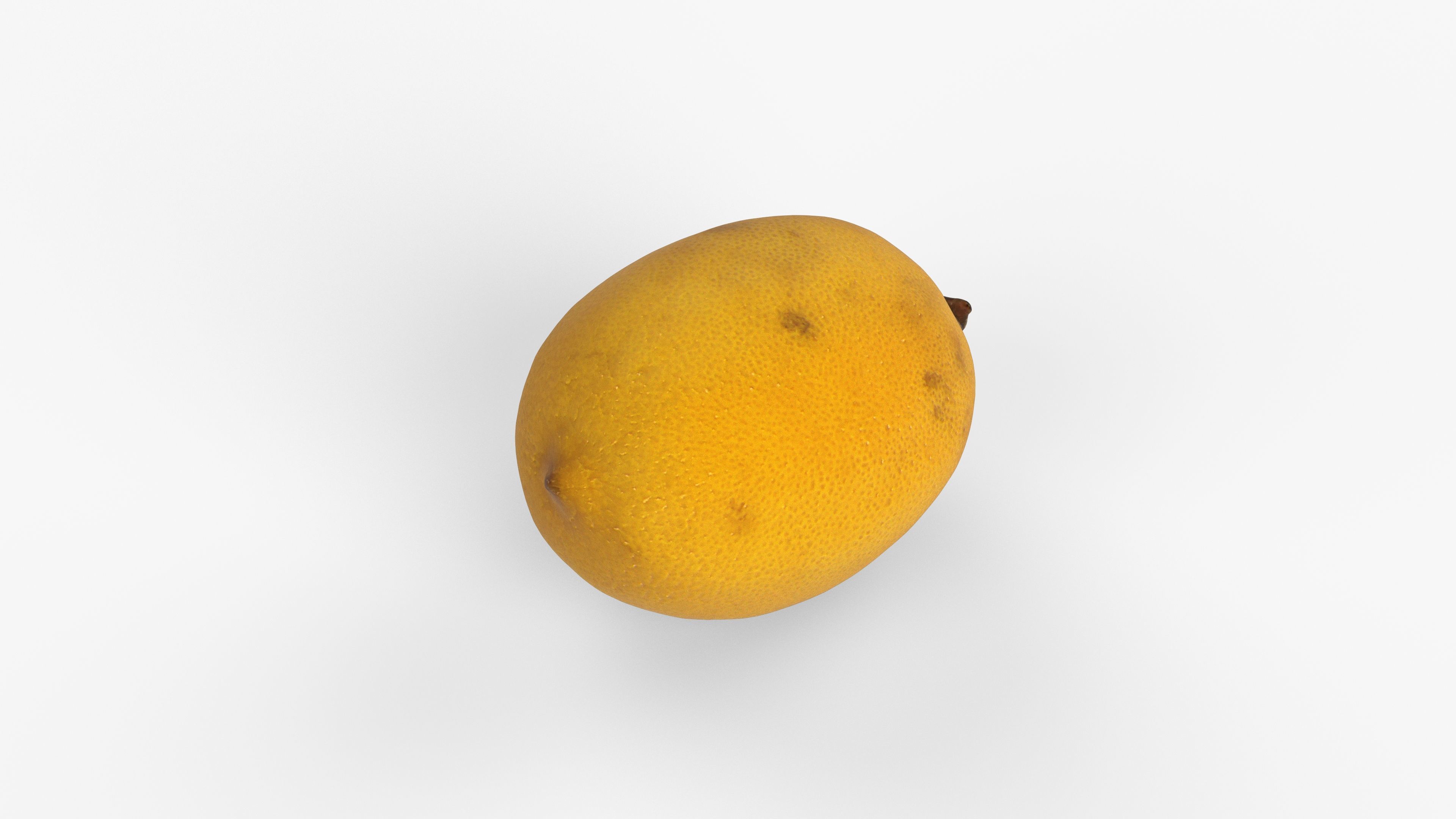 Photorealistic 3D scan of Lemon Low-poly 3D model_5