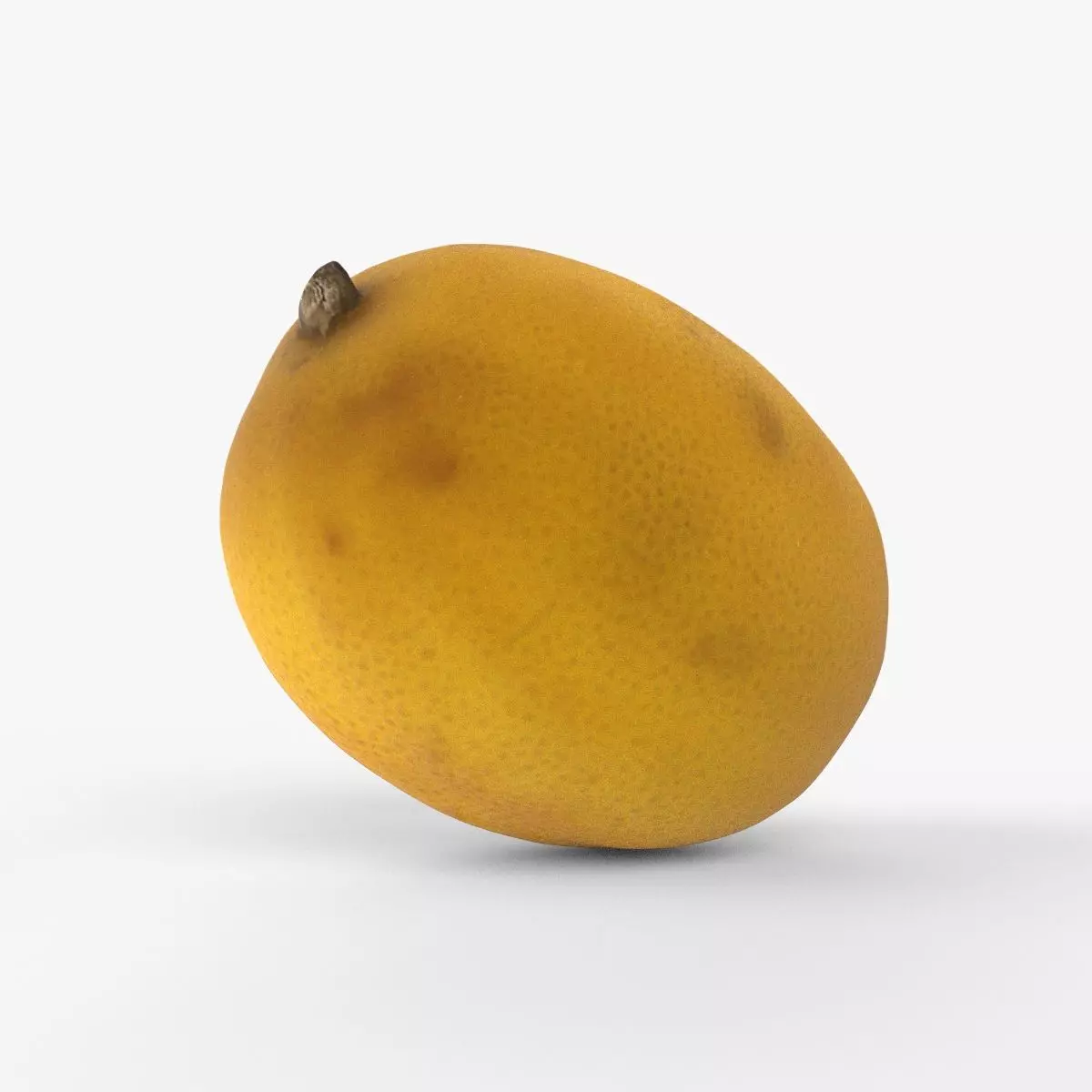Photorealistic 3D scan of Lemon Low-poly 3D model_0