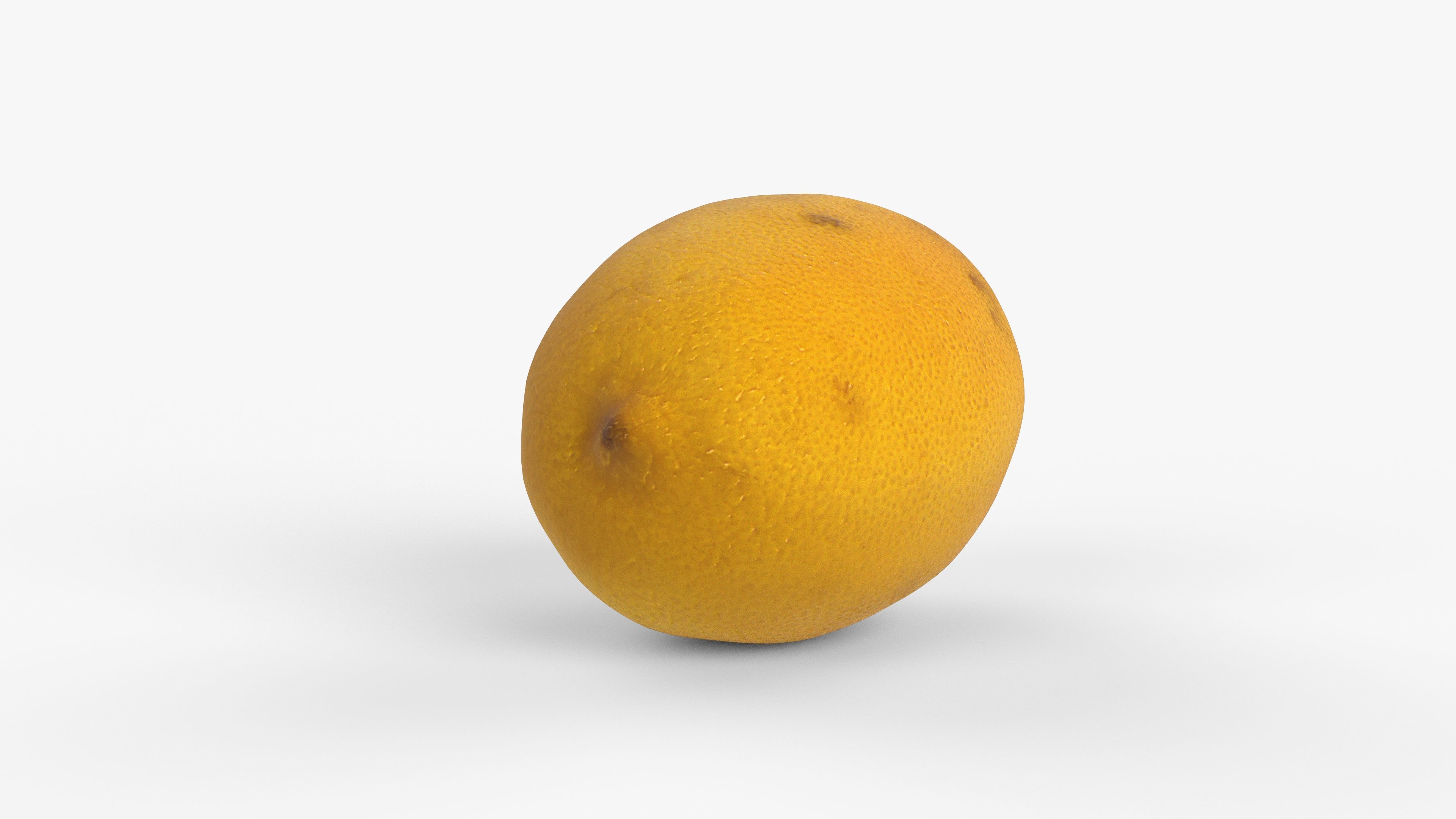 Photorealistic 3D scan of Lemon Low-poly 3D model_7