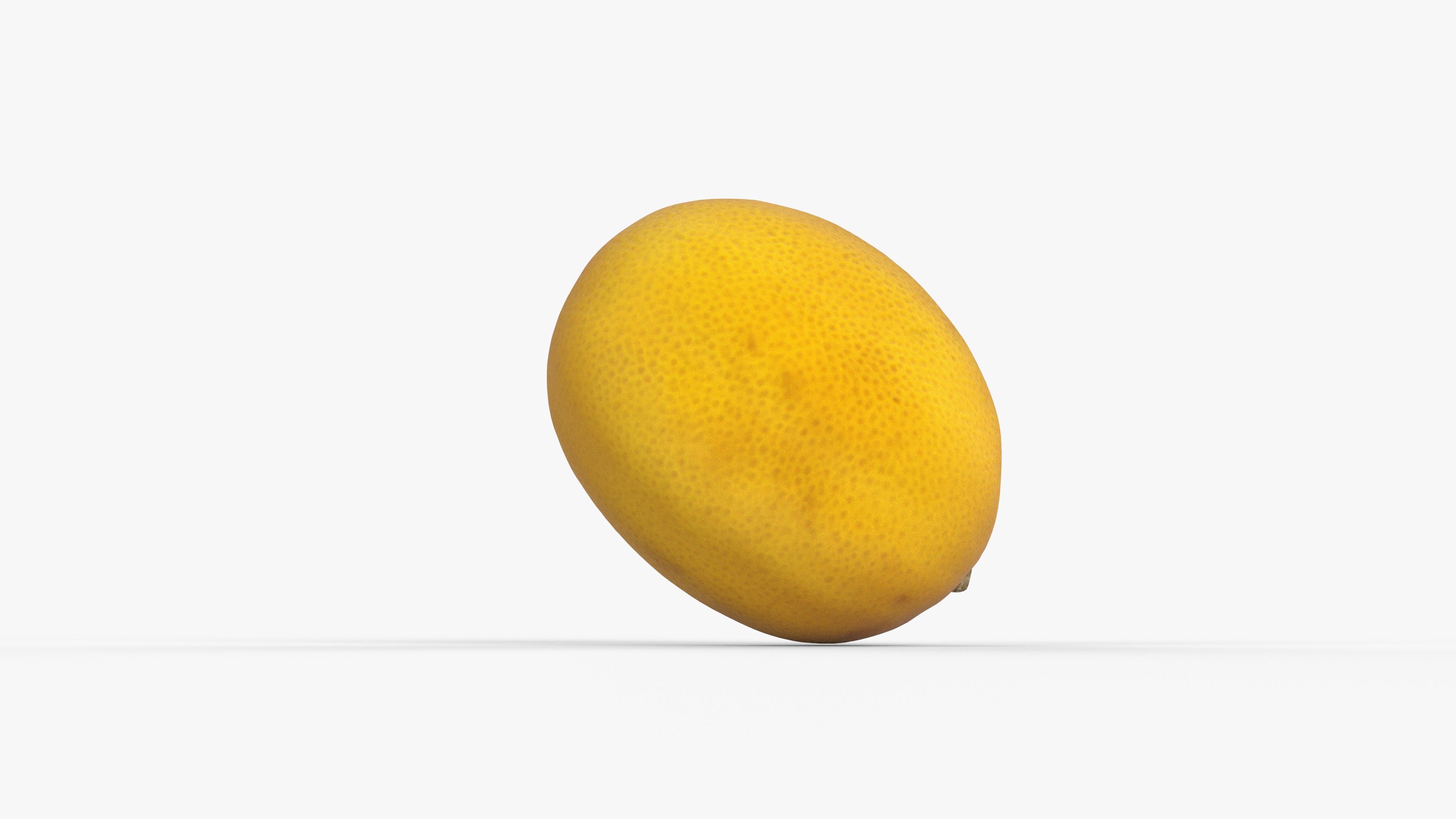 Photorealistic 3D scan of Lemon Low-poly 3D model_14
