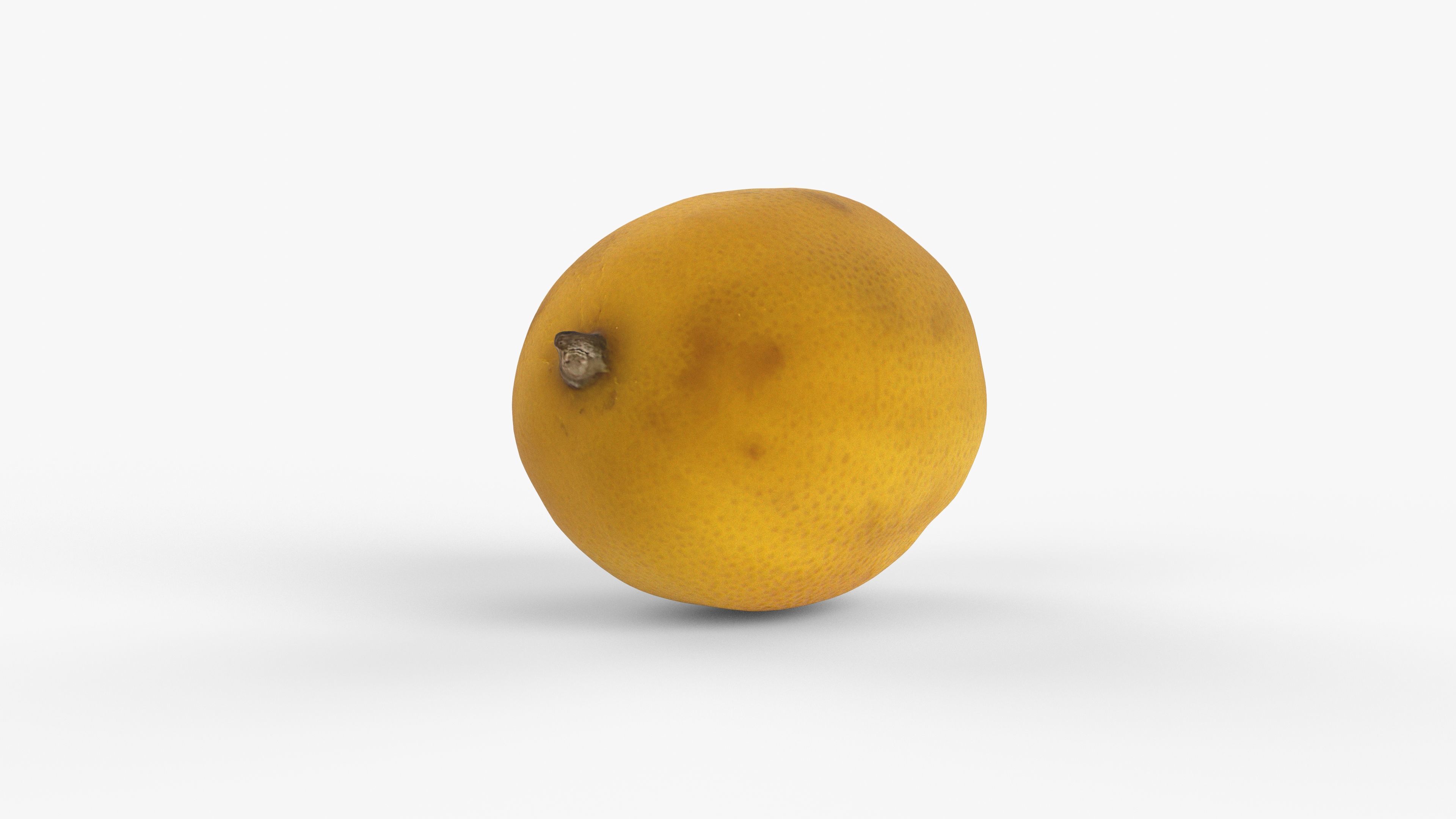 Photorealistic 3D scan of Lemon Low-poly 3D model_4