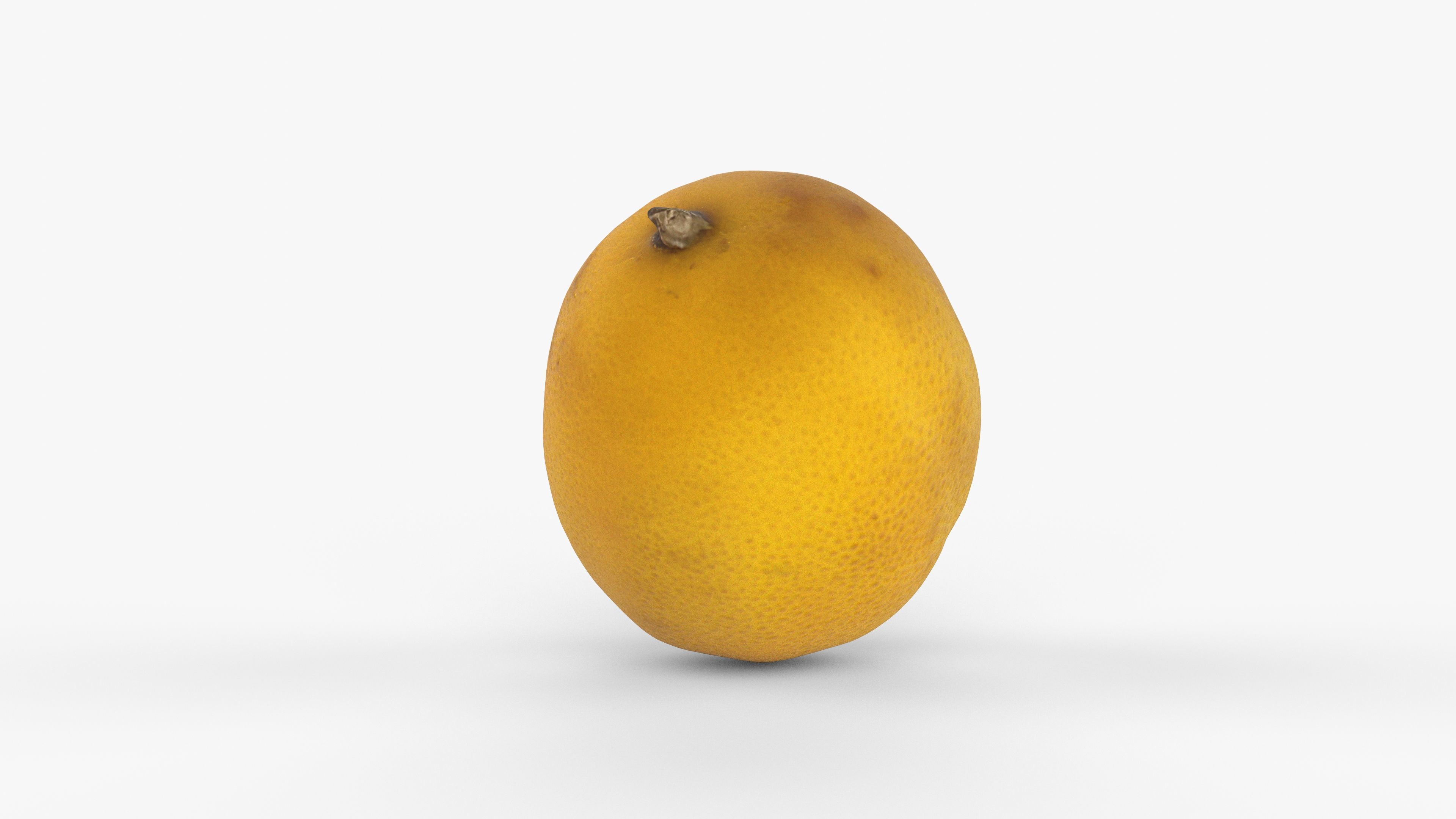 Photorealistic 3D scan of Lemon Low-poly 3D model_12