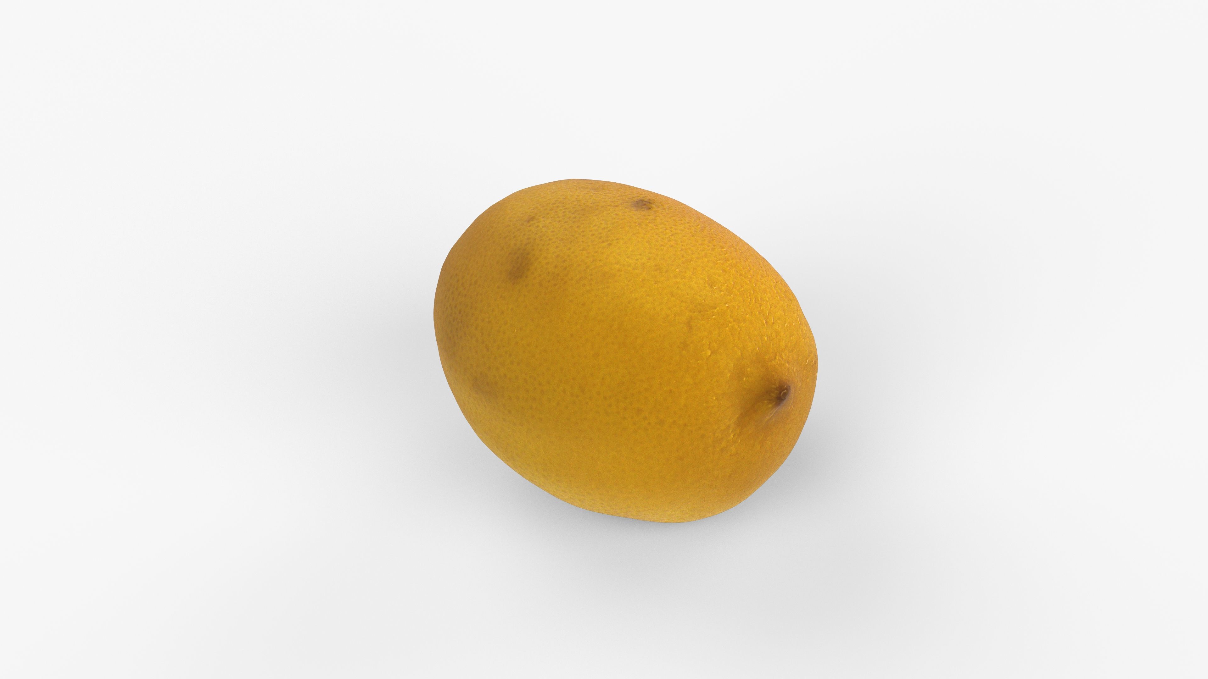 Photorealistic 3D scan of Lemon Low-poly 3D model_6
