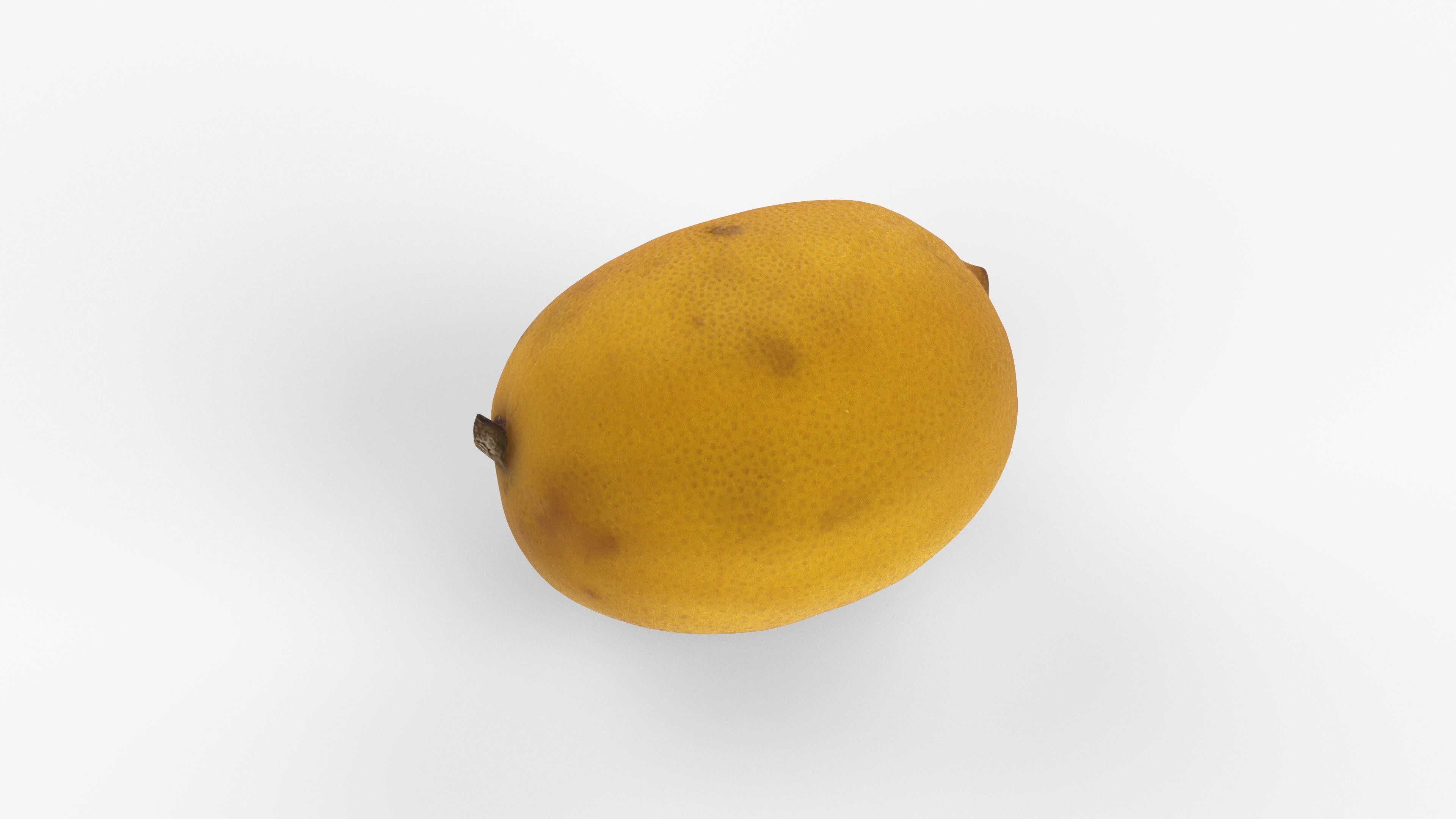 Photorealistic 3D scan of Lemon Low-poly 3D model_9