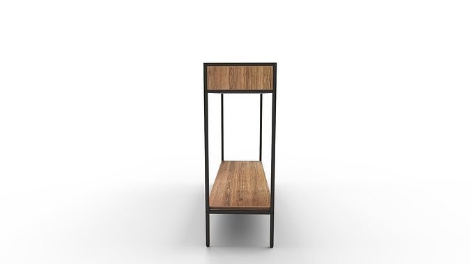Coffee Table 2 Tier Console Table 3D model 4