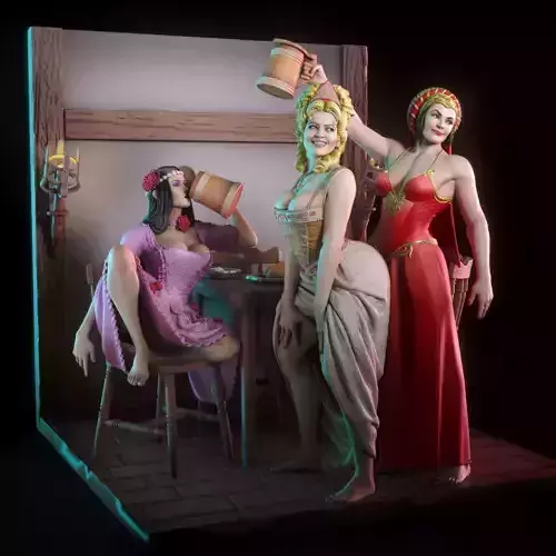 Trouble sisters bundle 3D print model