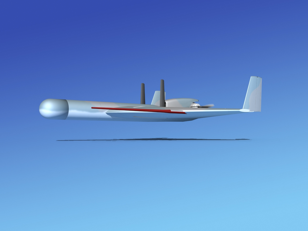 Harpy 1 UAV V03 3D model_1