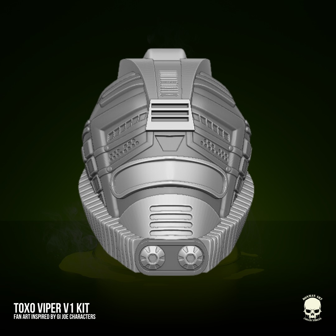 Toxo Viper V1 GIJoe Fan Art 3D printable For Action Figures 3D print model_7