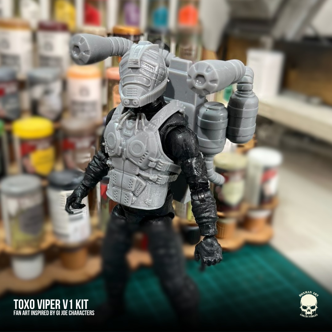 Toxo Viper V1 GIJoe Fan Art 3D printable For Action Figures 3D print model_31