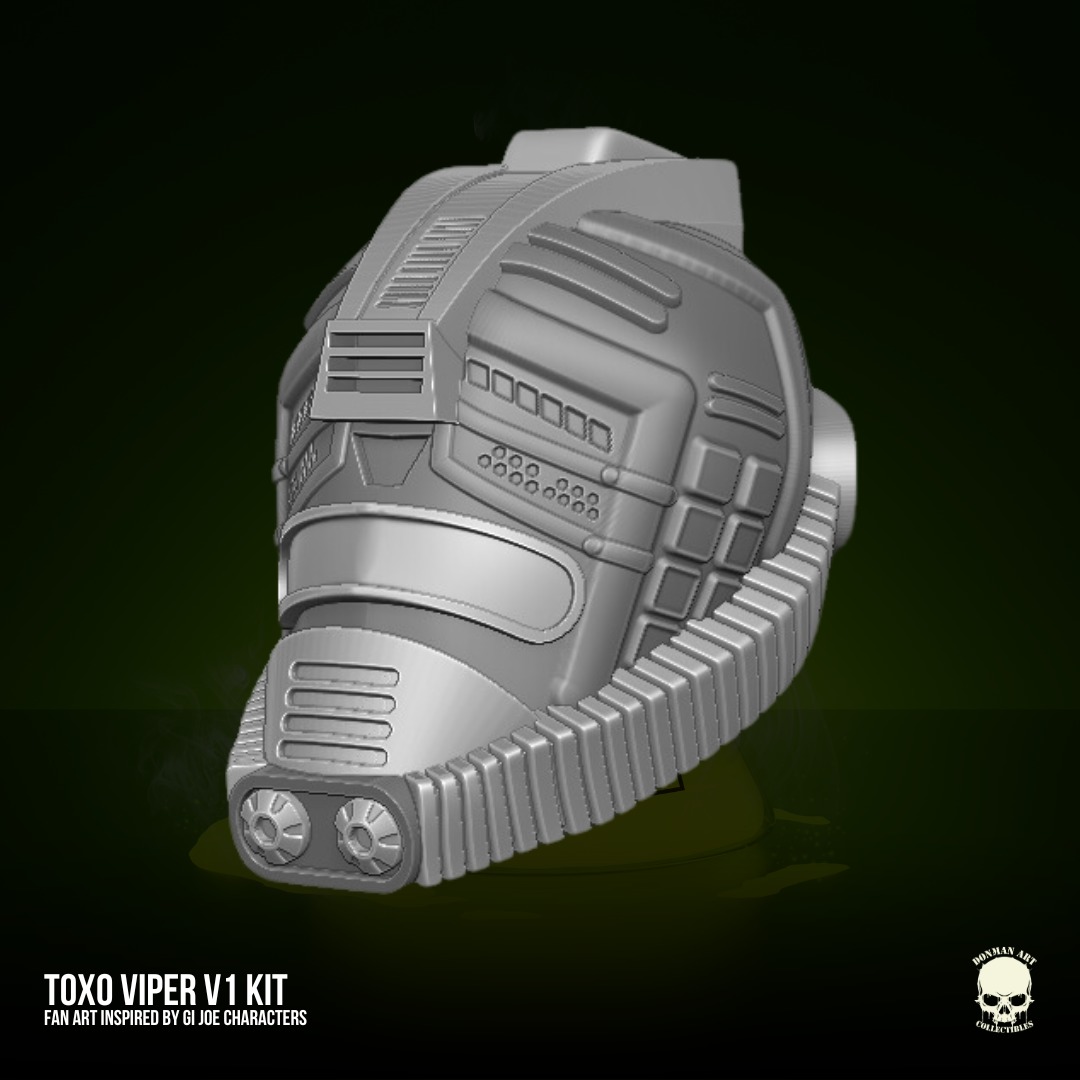 Toxo Viper V1 GIJoe Fan Art 3D printable For Action Figures 3D print model_9