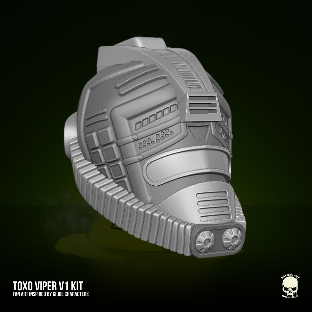 Toxo Viper V1 GIJoe Fan Art 3D printable For Action Figures 3D print model_37