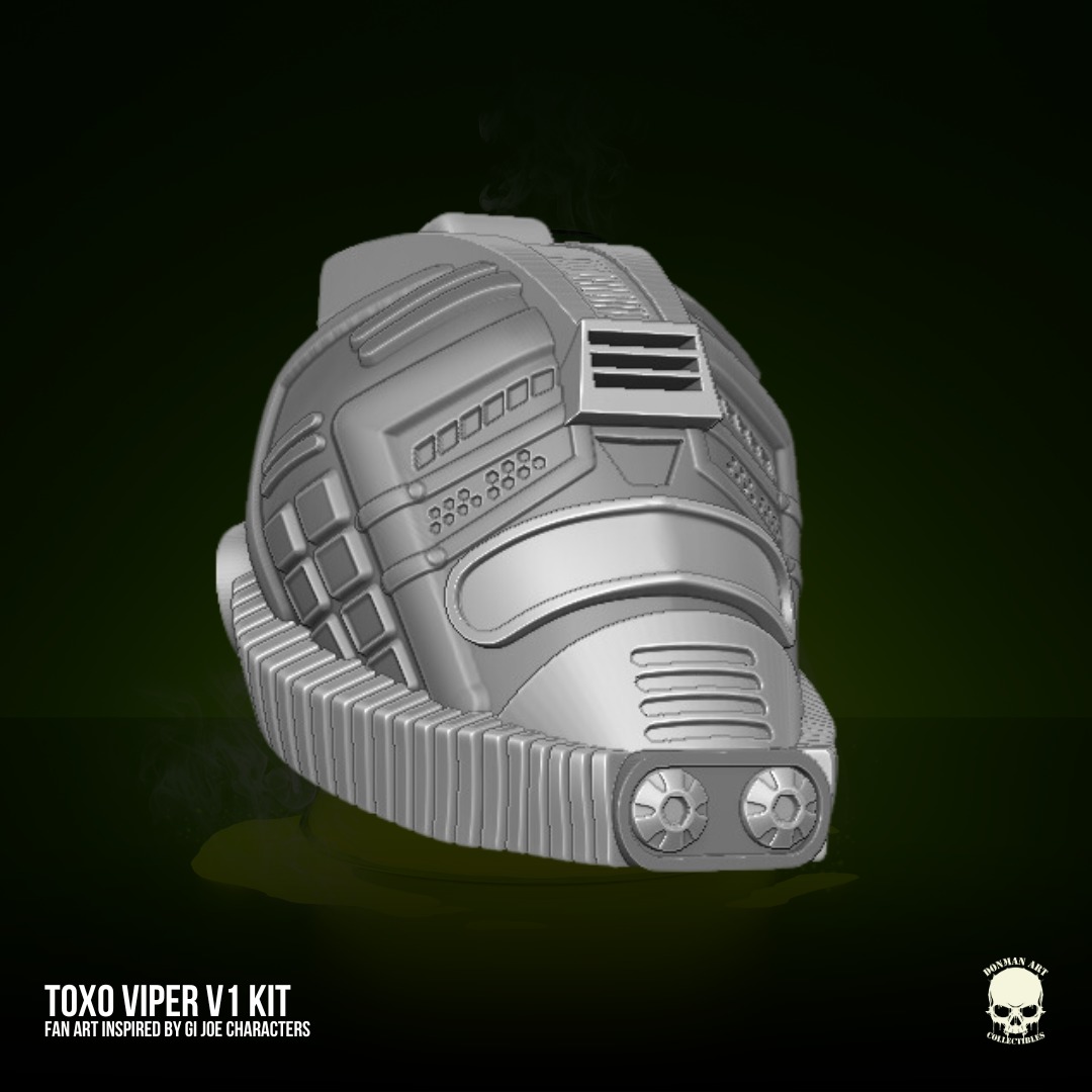 Toxo Viper V1 GIJoe Fan Art 3D printable For Action Figures 3D print model_22