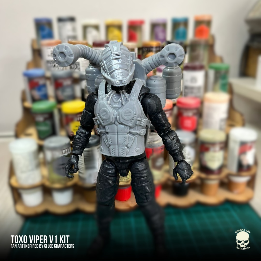 Toxo Viper V1 GIJoe Fan Art 3D printable For Action Figures 3D print model_3