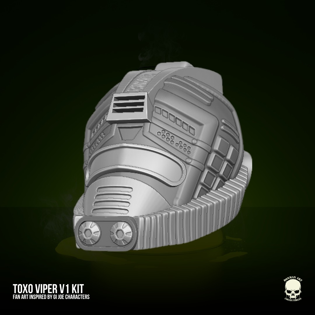 Toxo Viper V1 GIJoe Fan Art 3D printable For Action Figures 3D print model_21