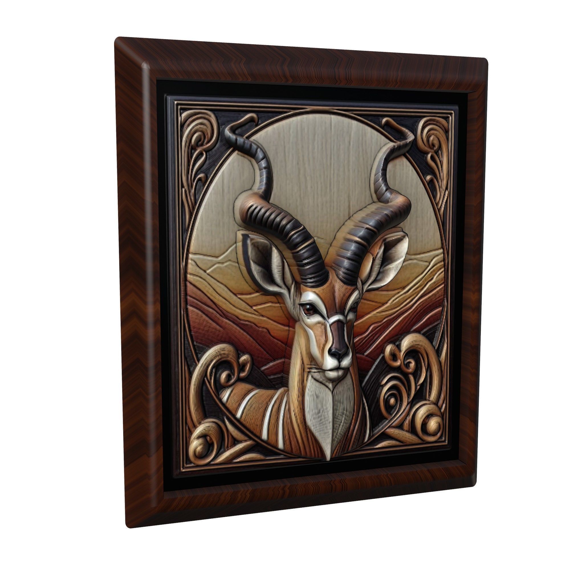 Antelope Animal 3D print model_1