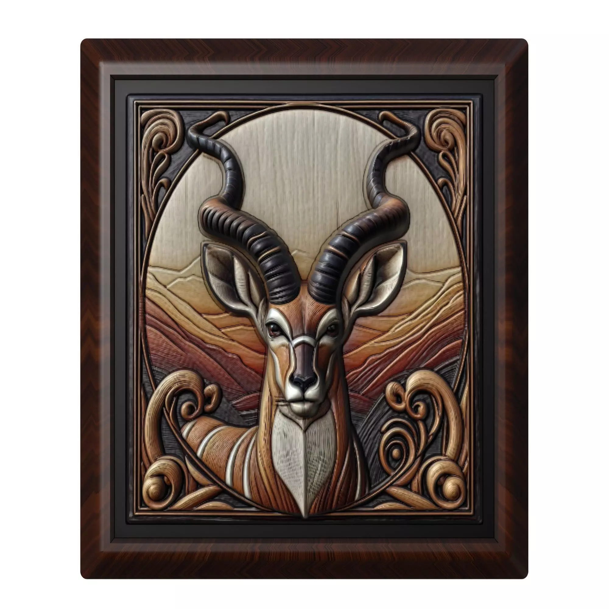 Antelope Animal 3D print model_0